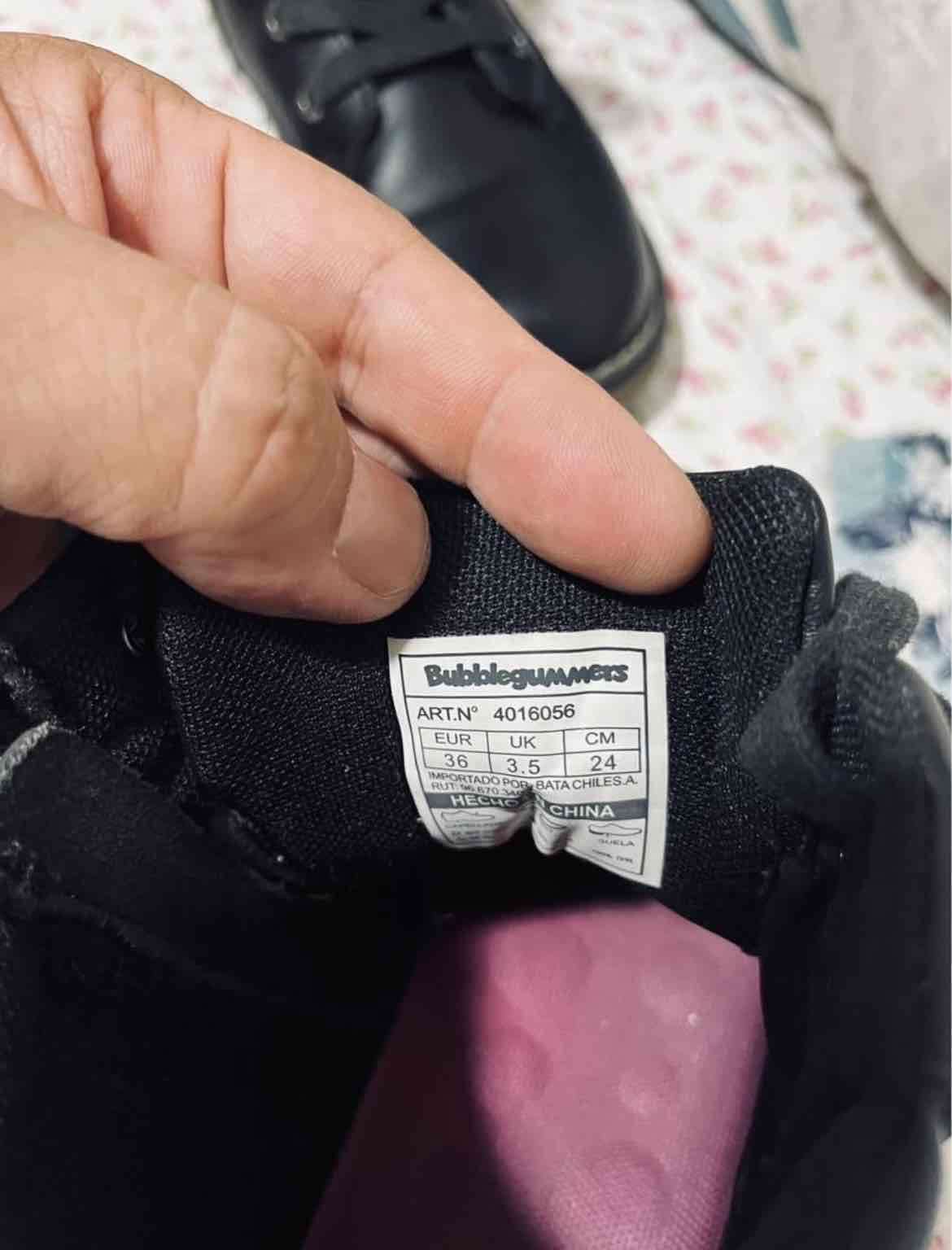 Zapatos Bubblegummers negros talla 36