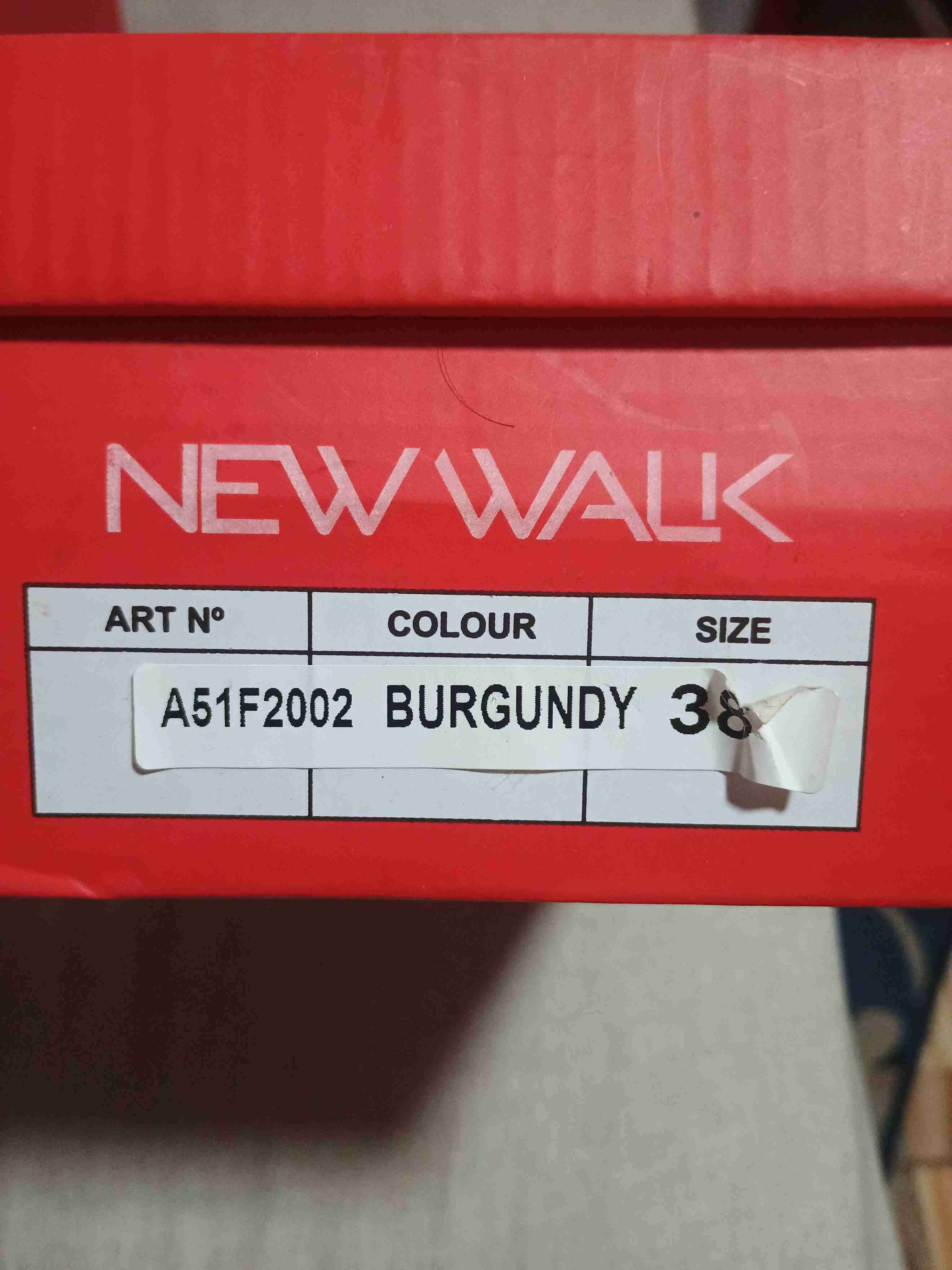 Zapatos planos burdeos New Walk - miniatura 5