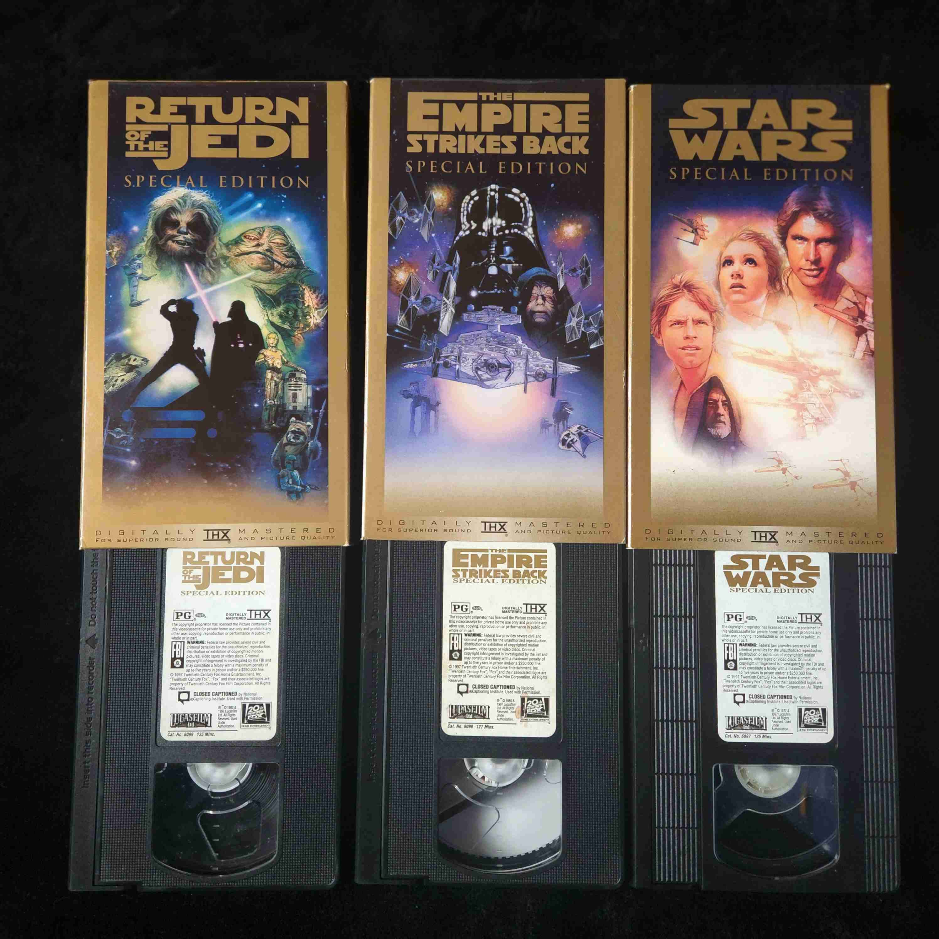 Trilogía Star Wars Edición Especial VHS, dorada - miniatura 5