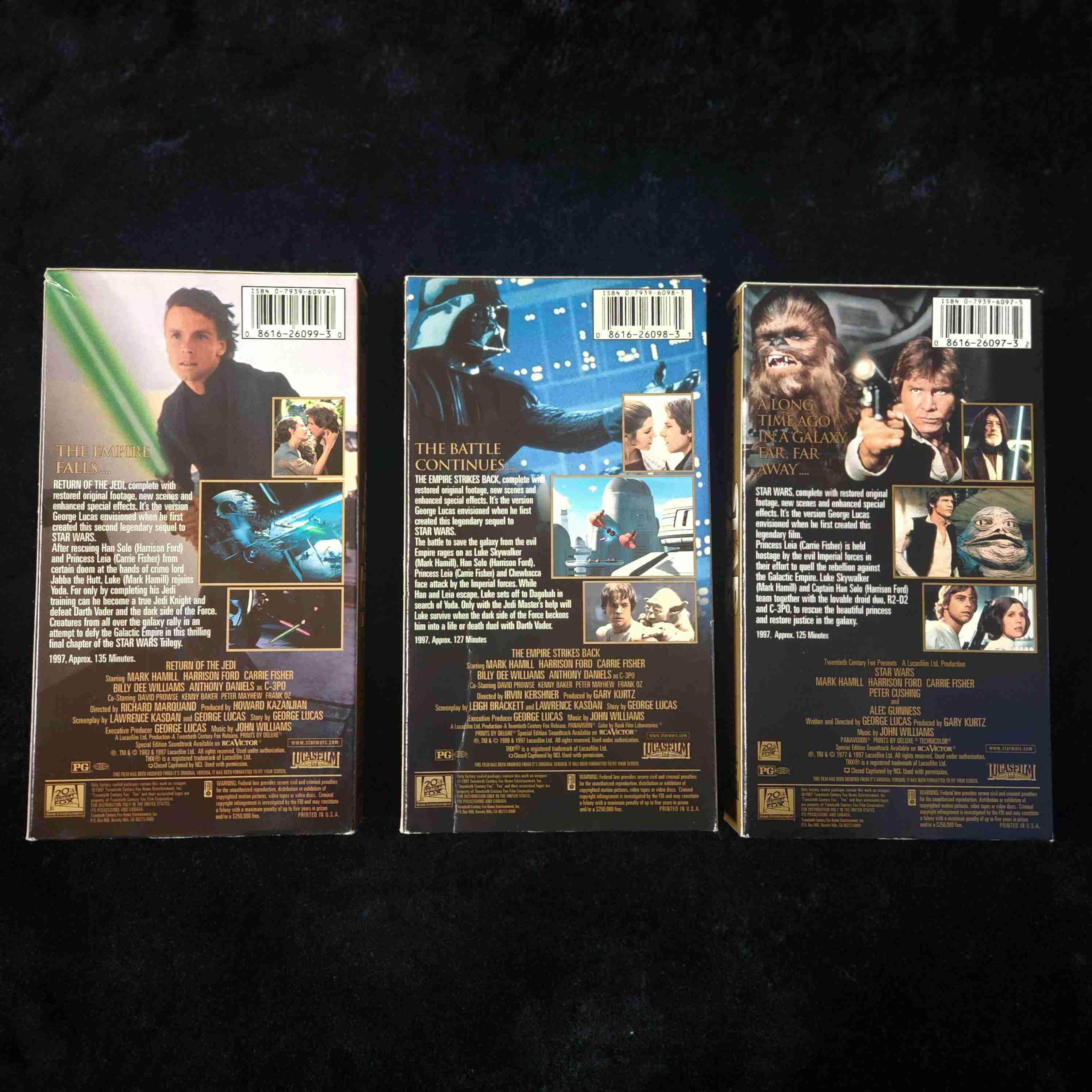 Trilogía Star Wars Edición Especial VHS, dorada - miniatura 6