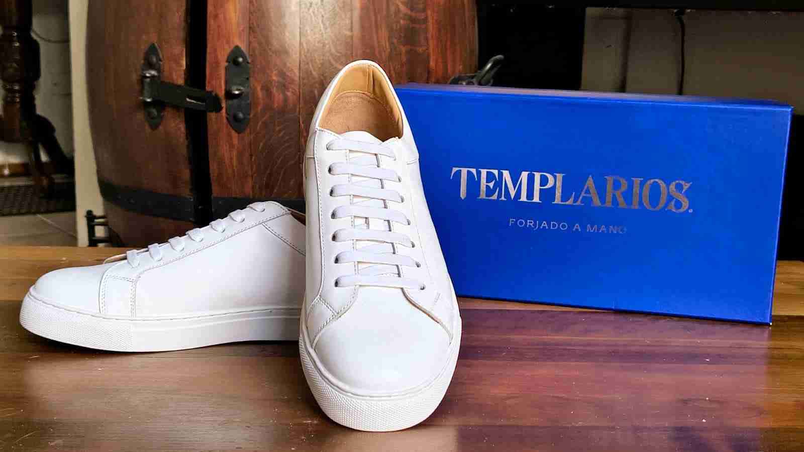 Zapatillas blancas Templarios