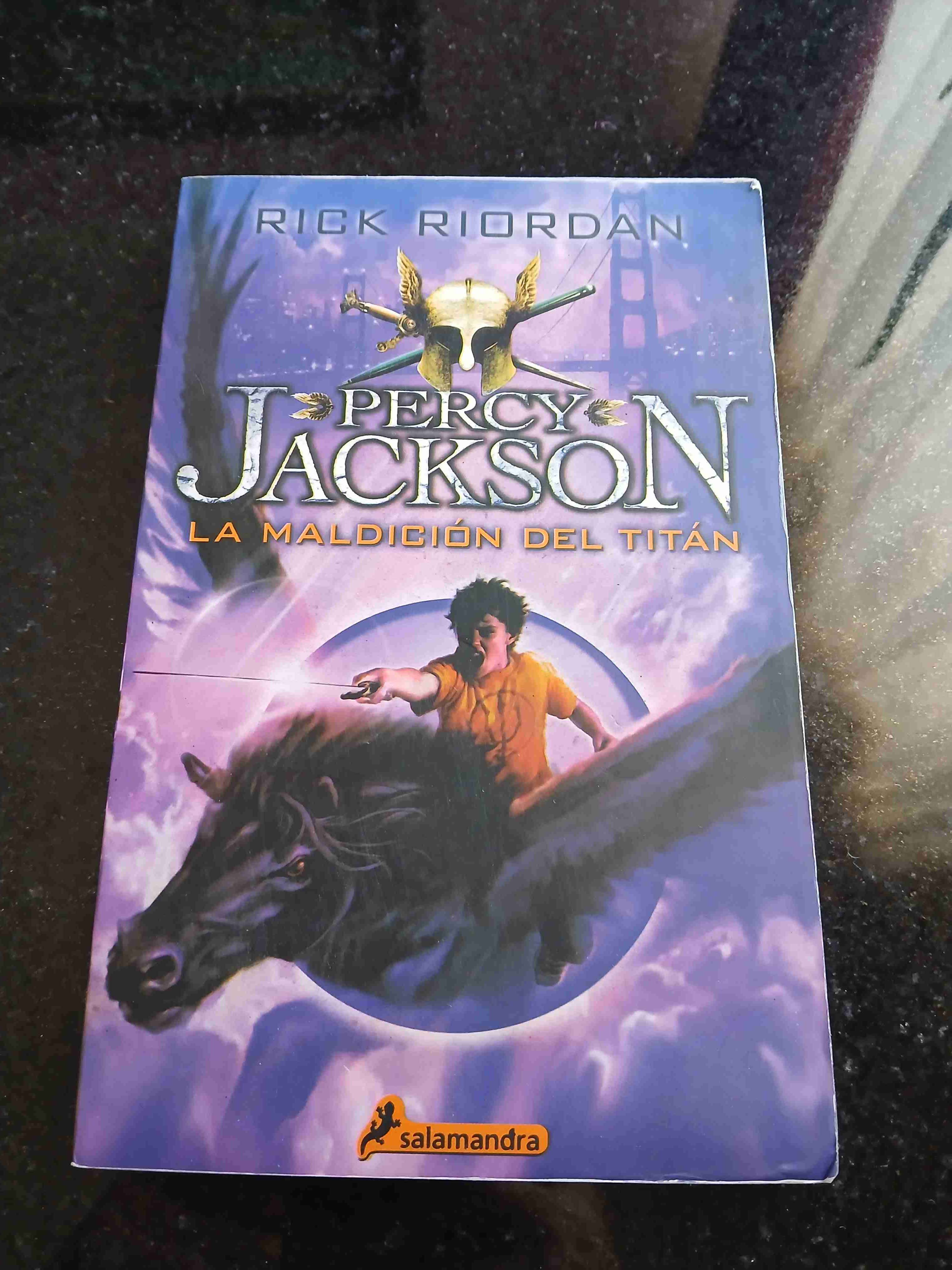 Libro Percy Jackson La maldición del titán