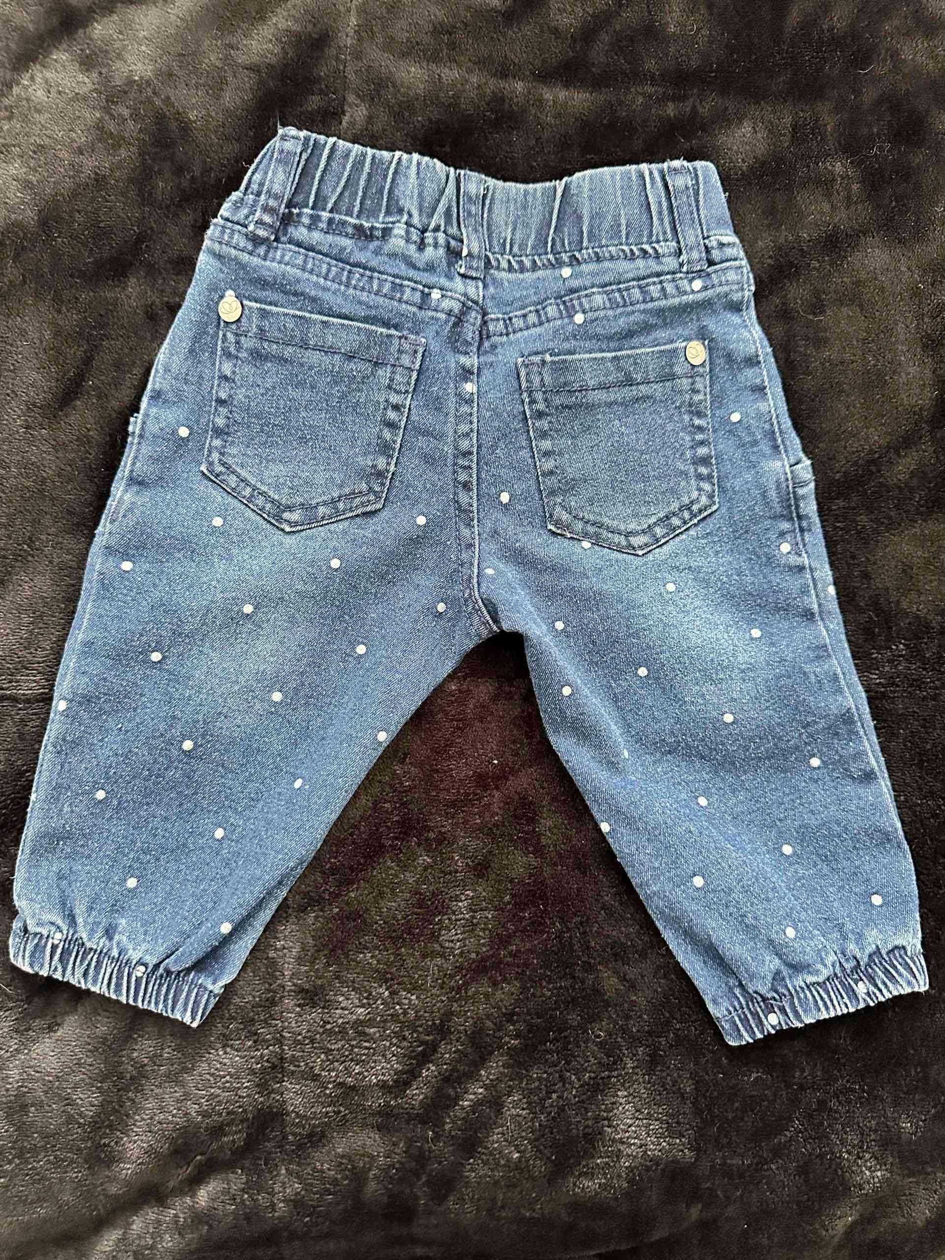 Jeans infantil con lunares 3 meses - miniatura 2