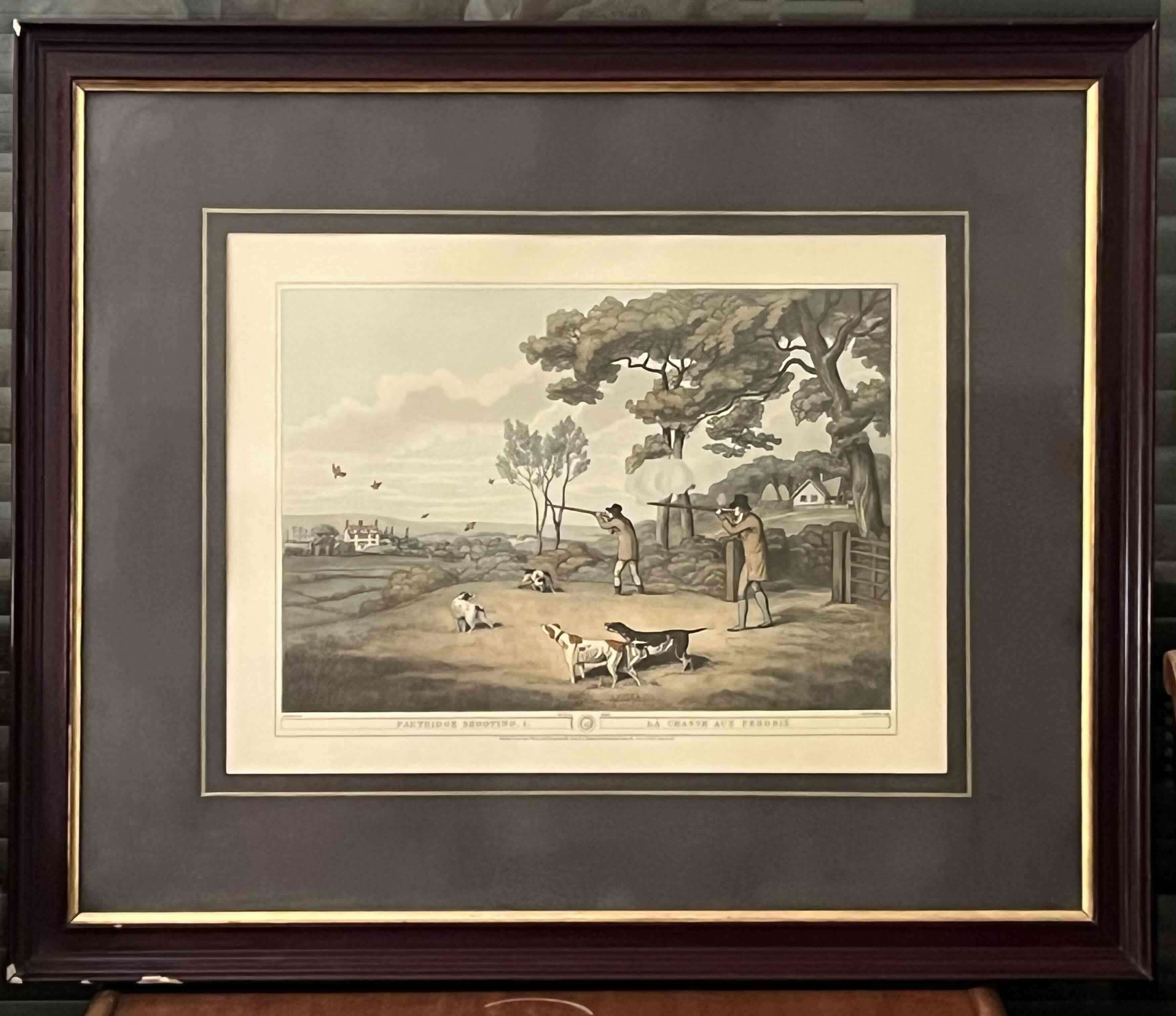 Grabado 'A la caza de la perdiz' - miniatura 2