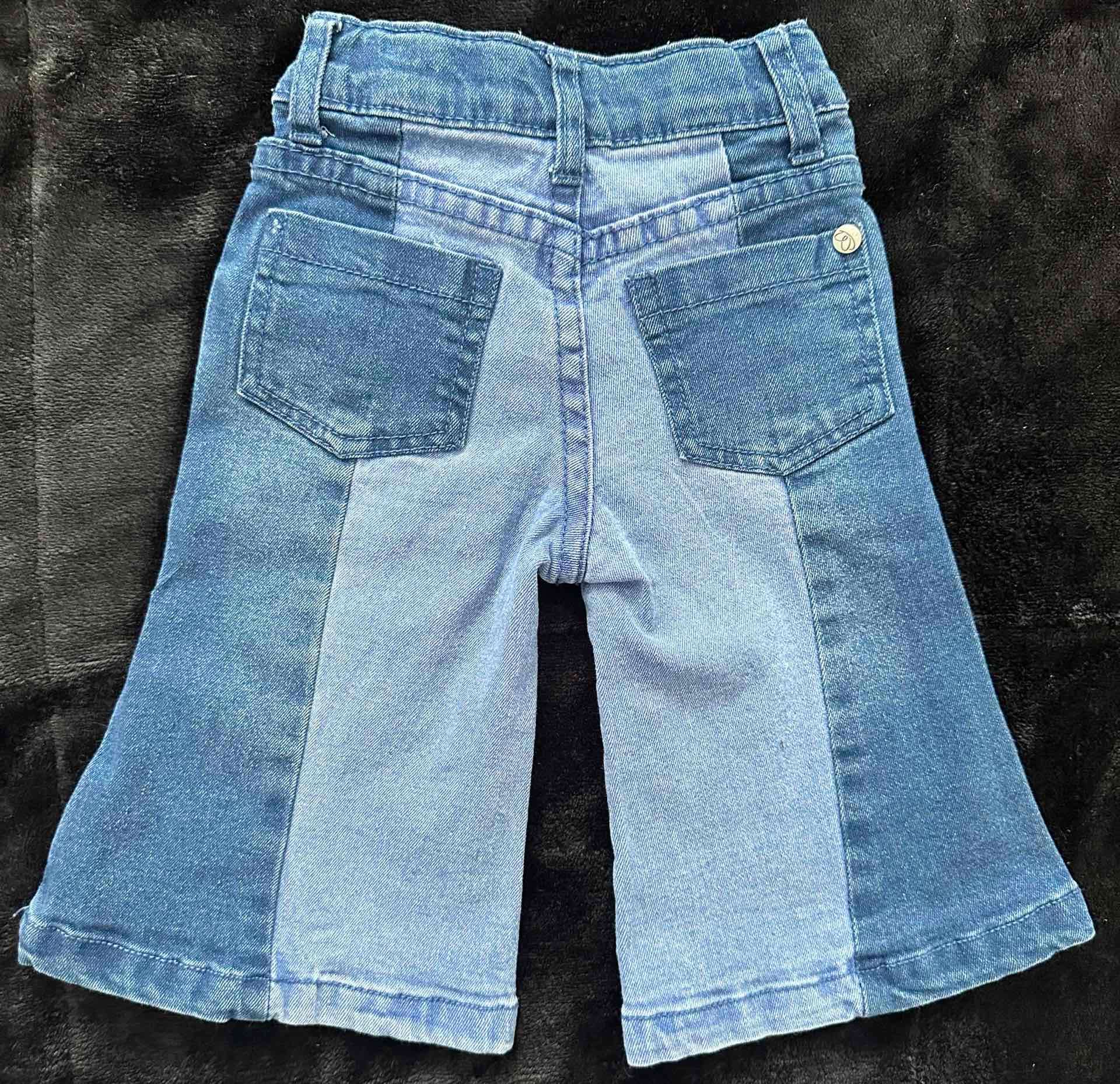 Jeans bicolor niña 3M