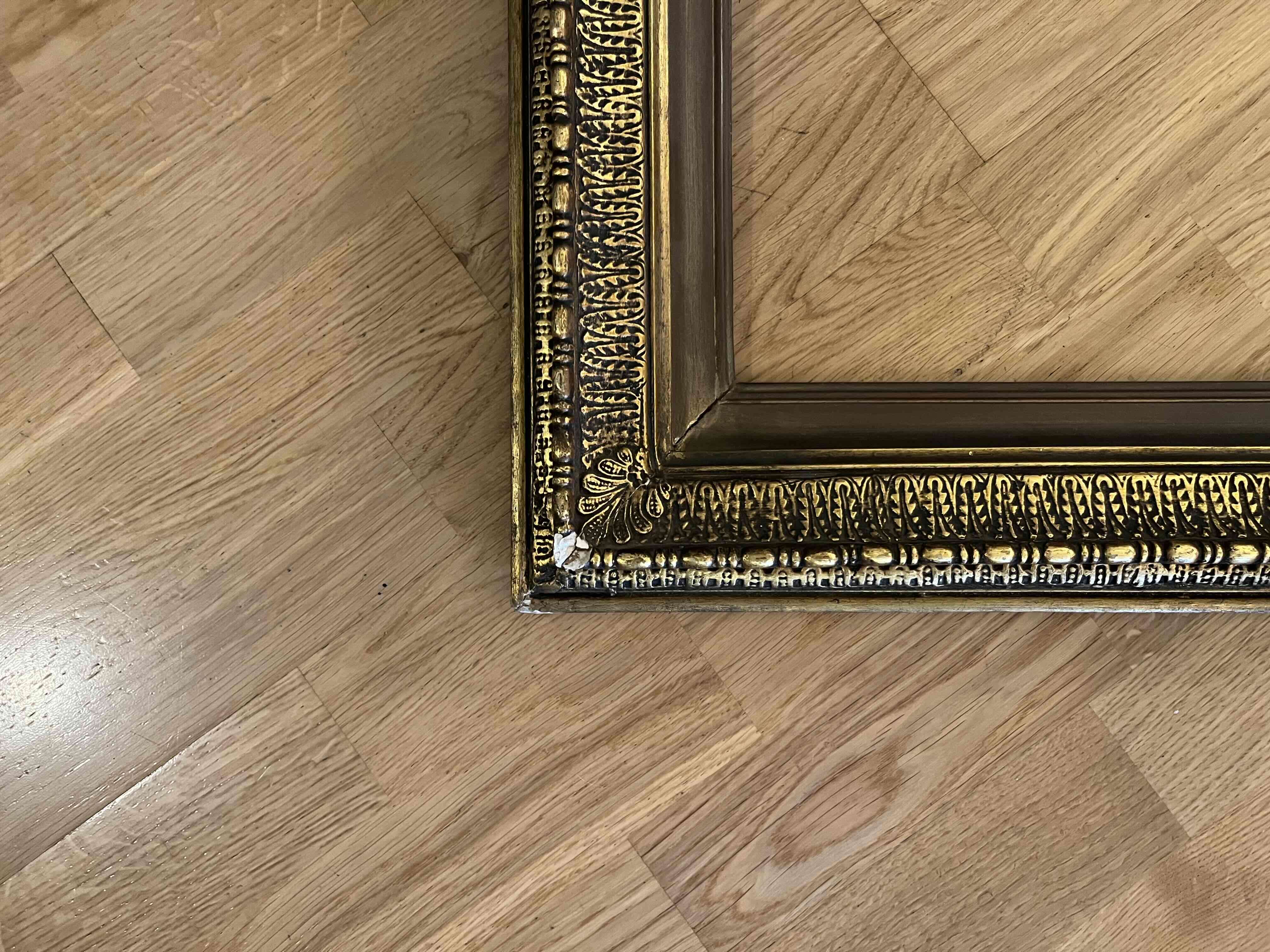 Marco antiguo dorado - miniatura 2