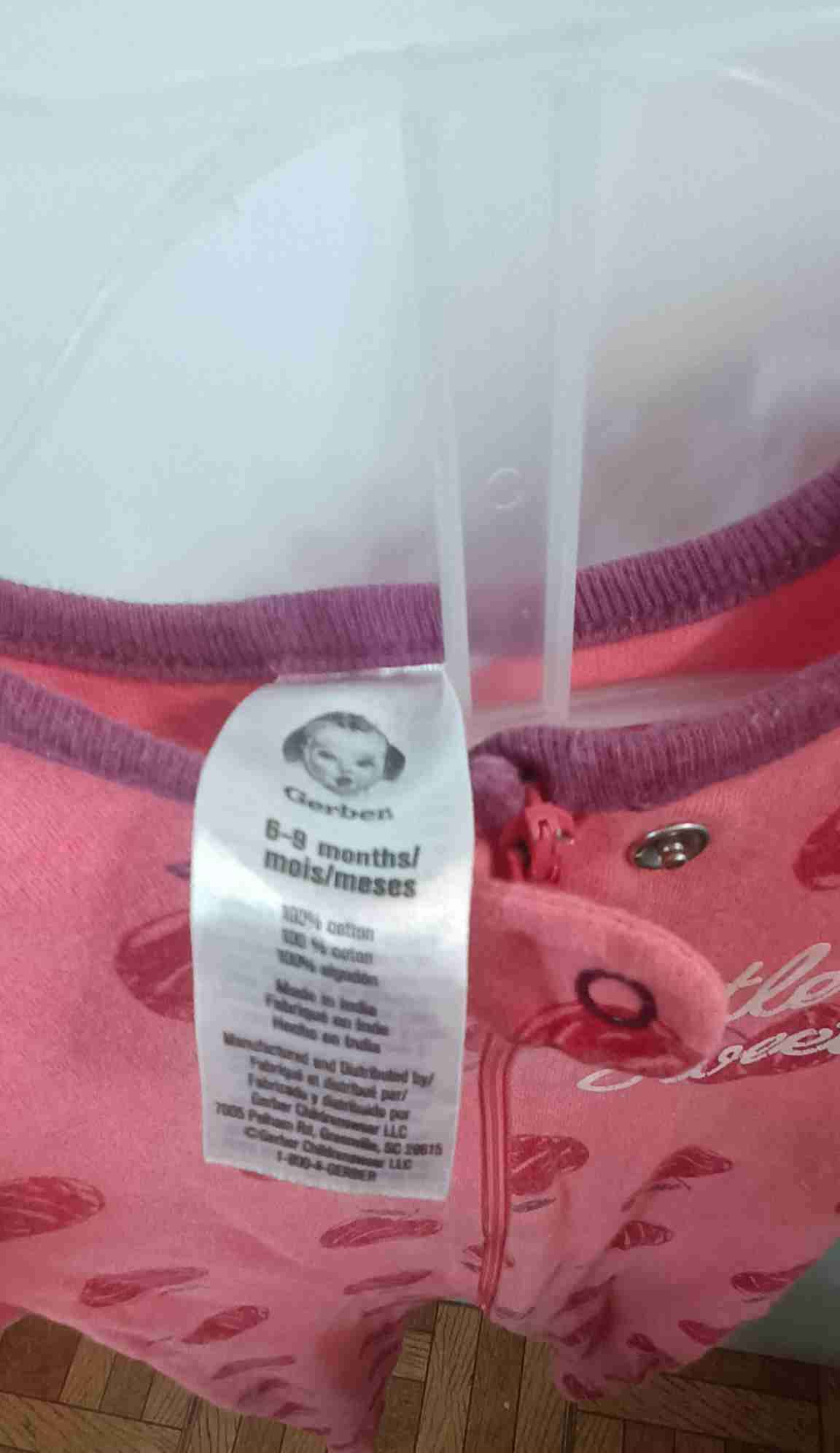 Pijama bebé 'Little Sweetie' rosado - miniatura 2