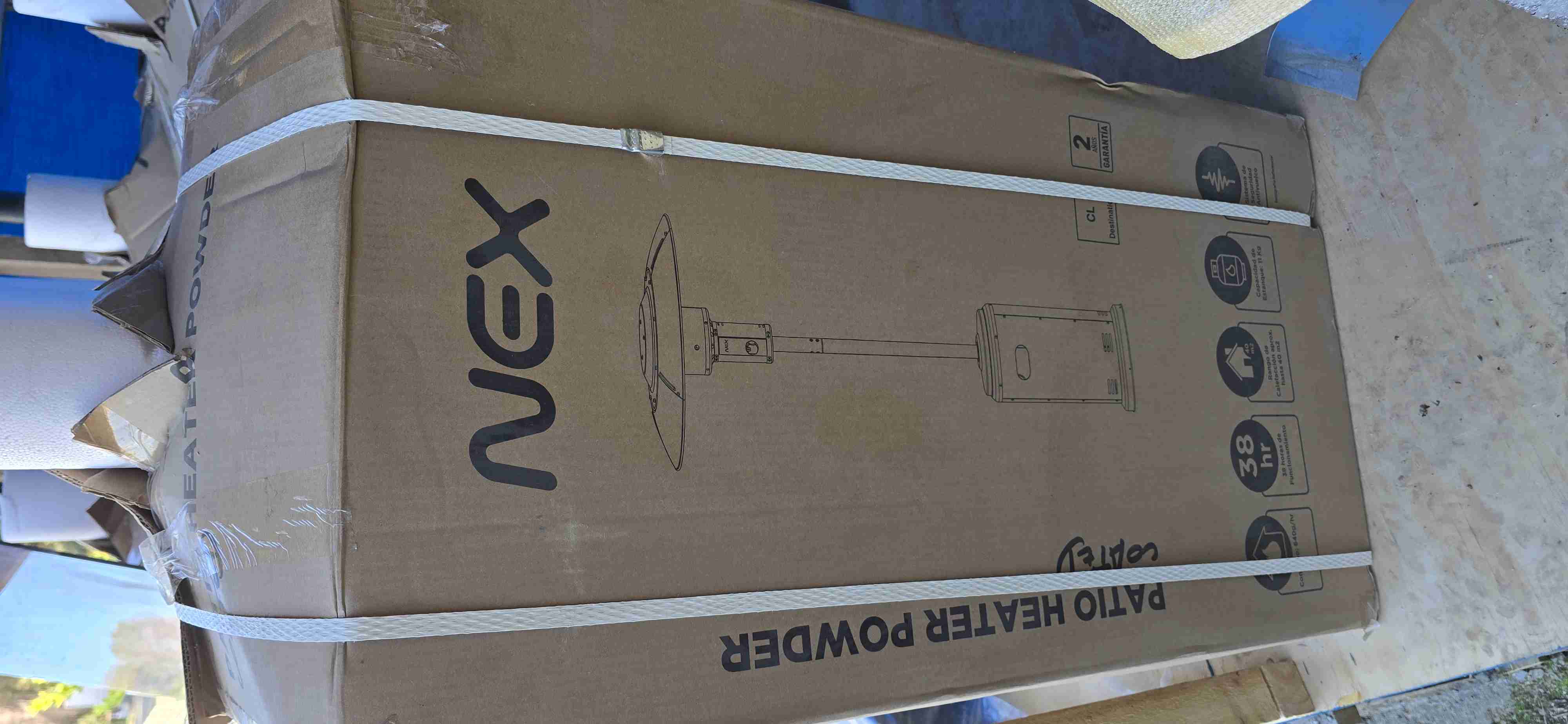 Calefactor exterior a gas 11 kg - miniatura 4