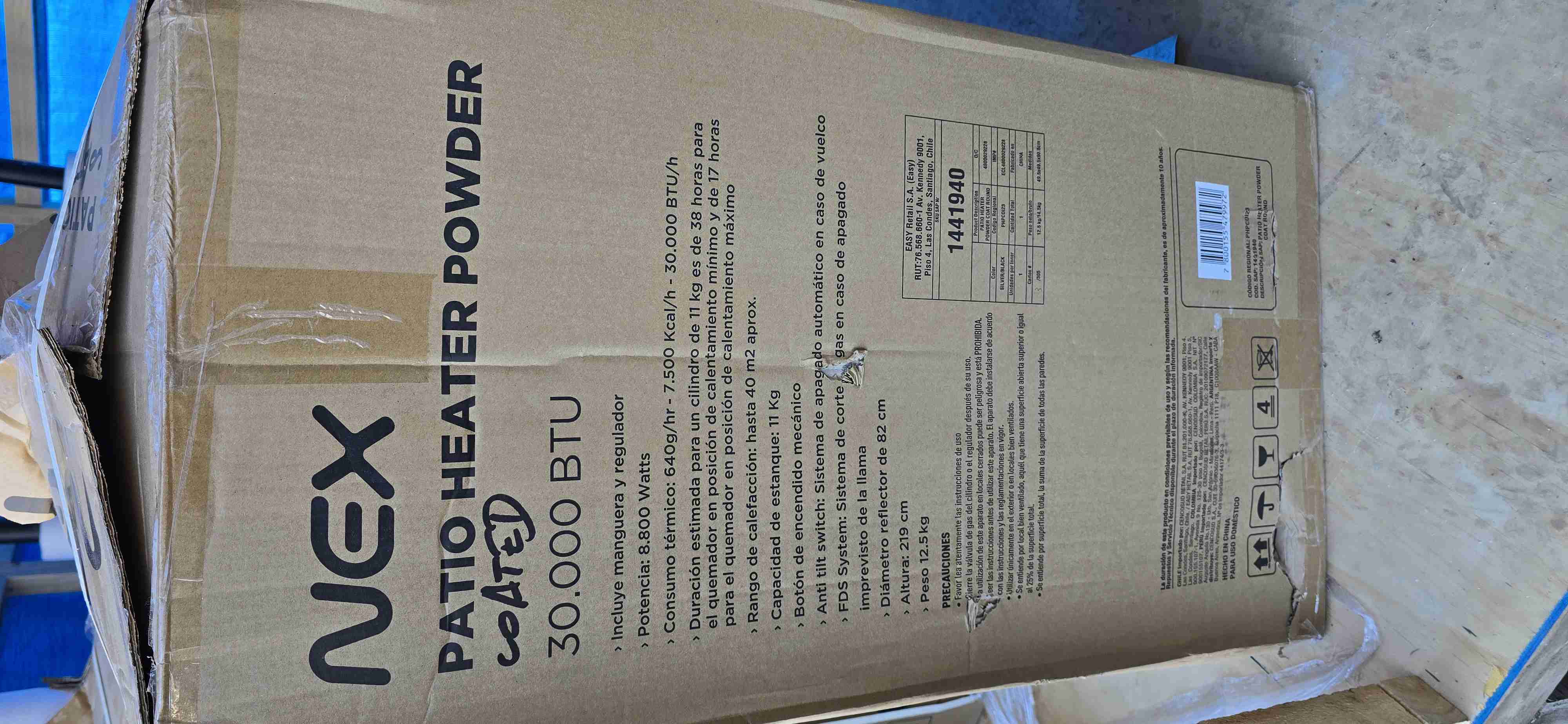 Calefactor exterior a gas 11 kg - miniatura 6