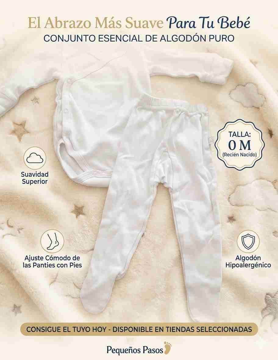 Conjunto algodón puro para bebé