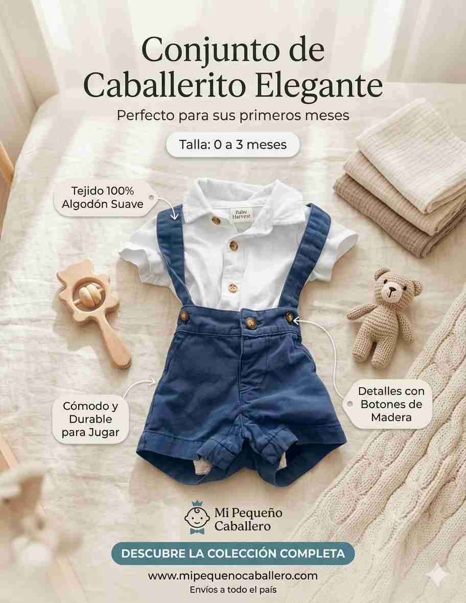 Conjunto de bebé elegante