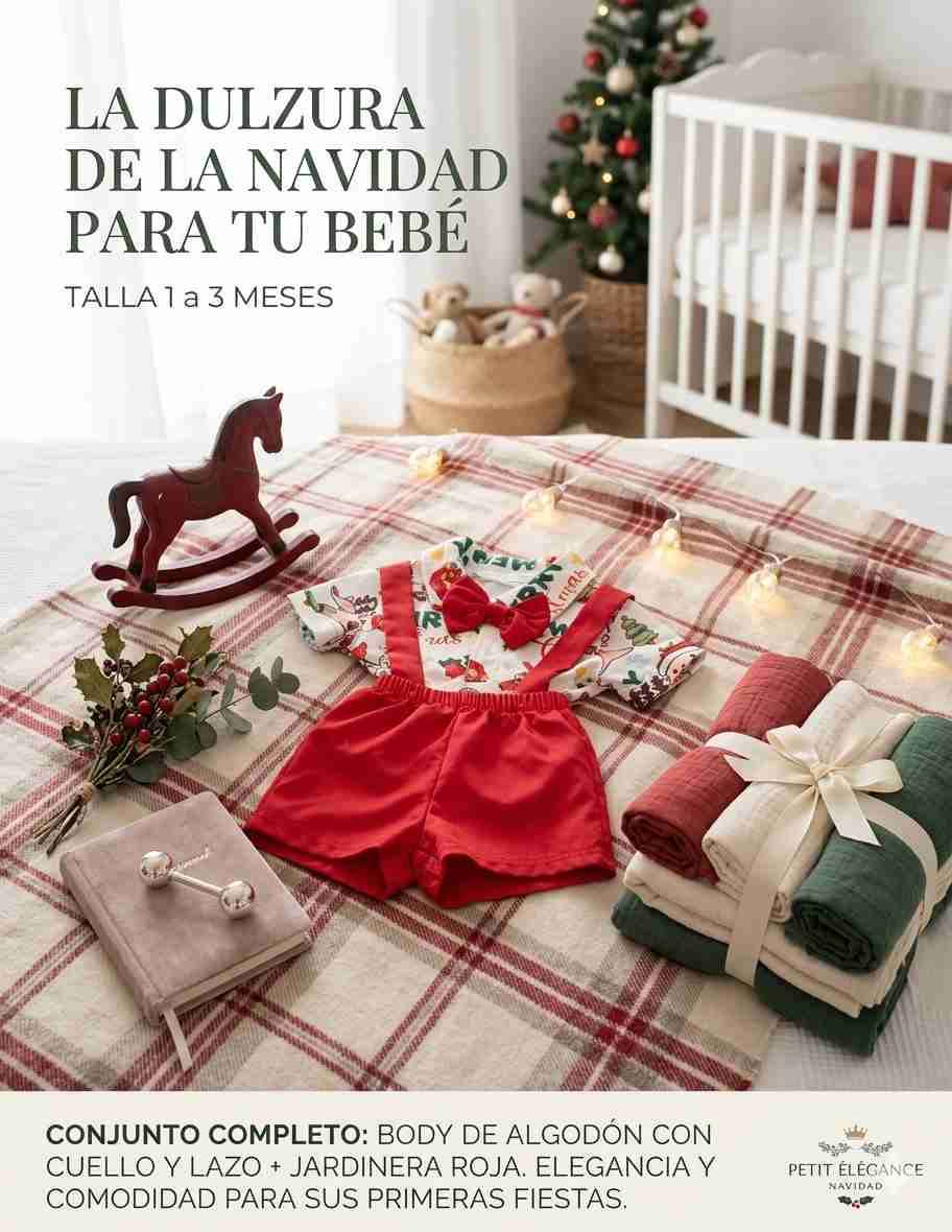 Conjunto navideño para bebé