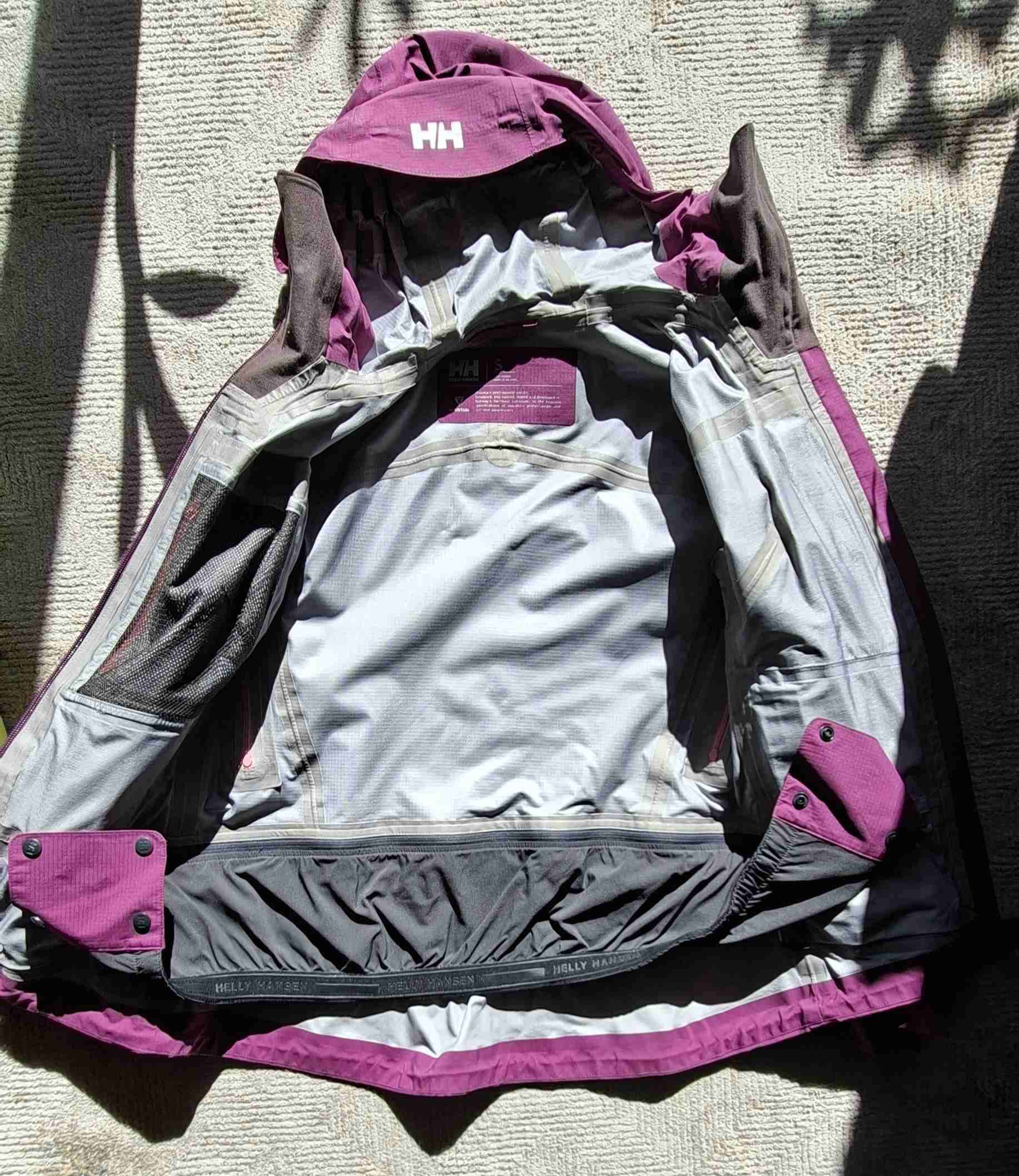 Chaqueta imperméable color púrpura - miniatura 4