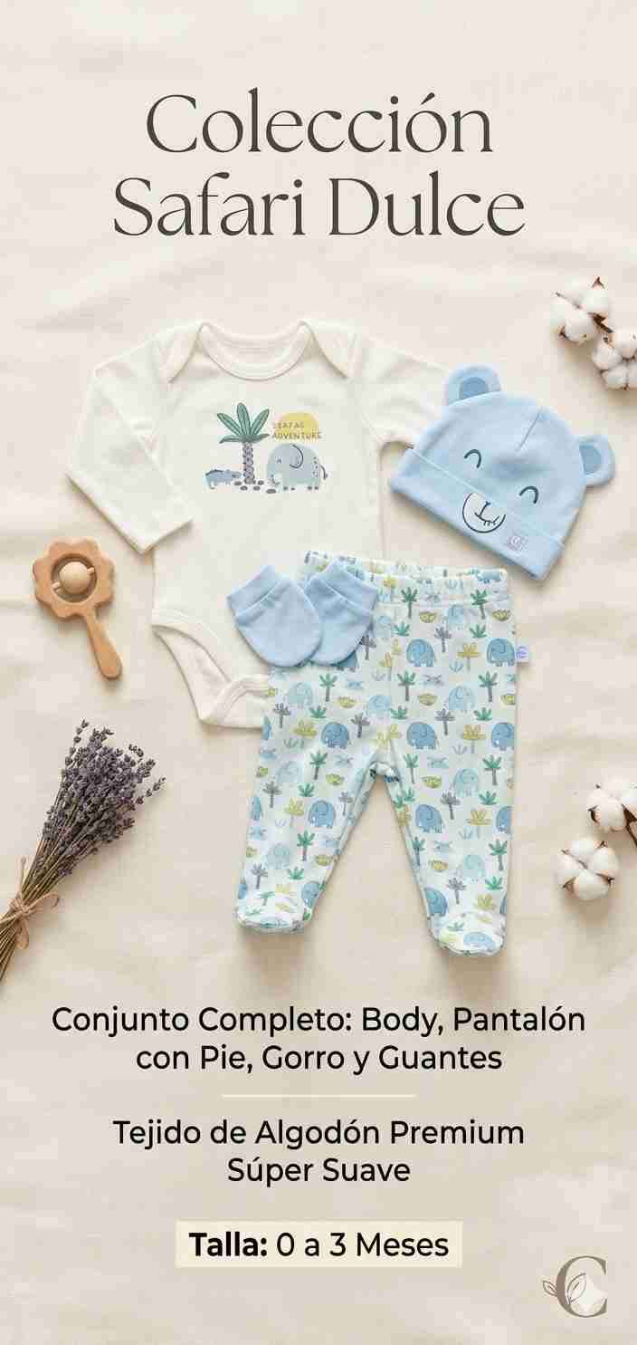 Conjunto Safari Dulce bebé