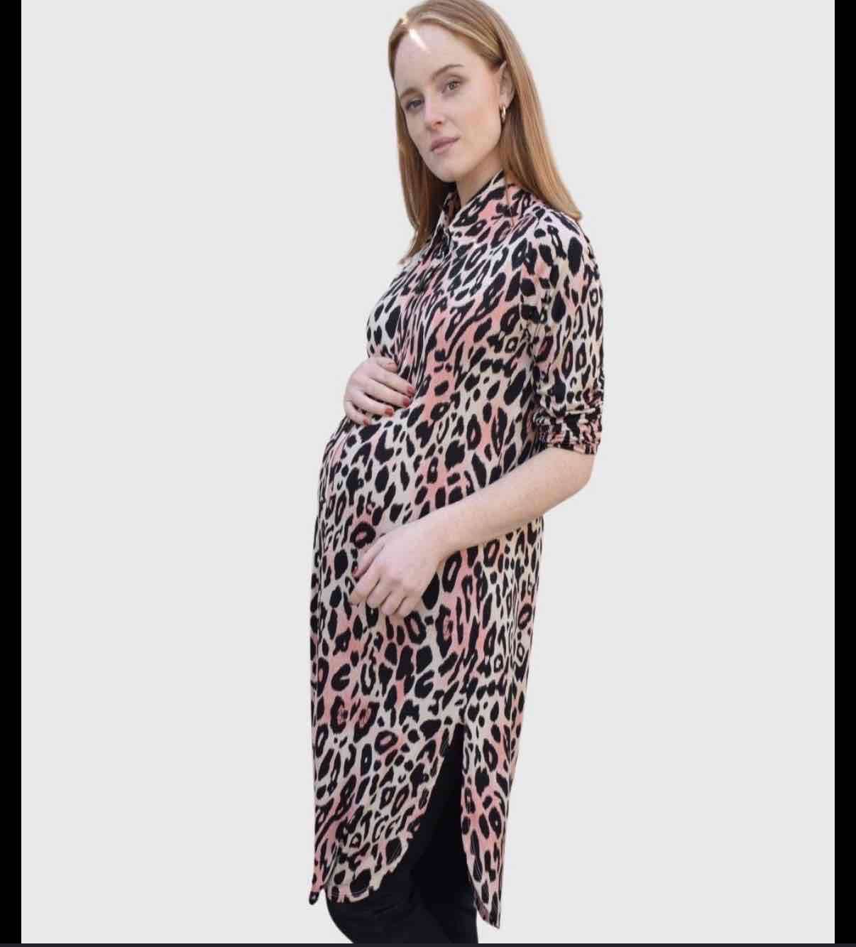 Vestido Camisero MADREMIA estampado animal print - miniatura 2