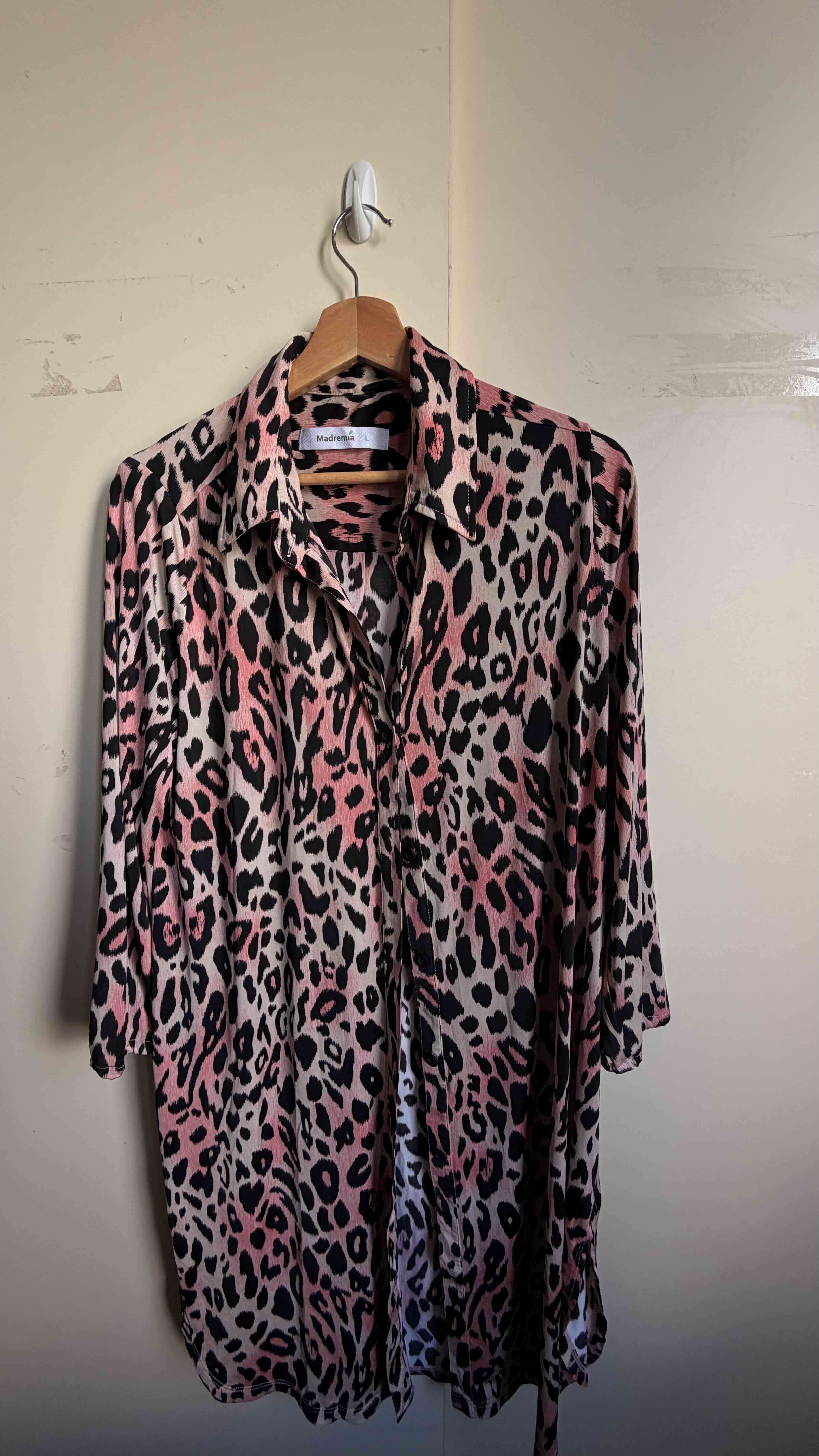 Vestido Camisero MADREMIA estampado animal print - miniatura 4