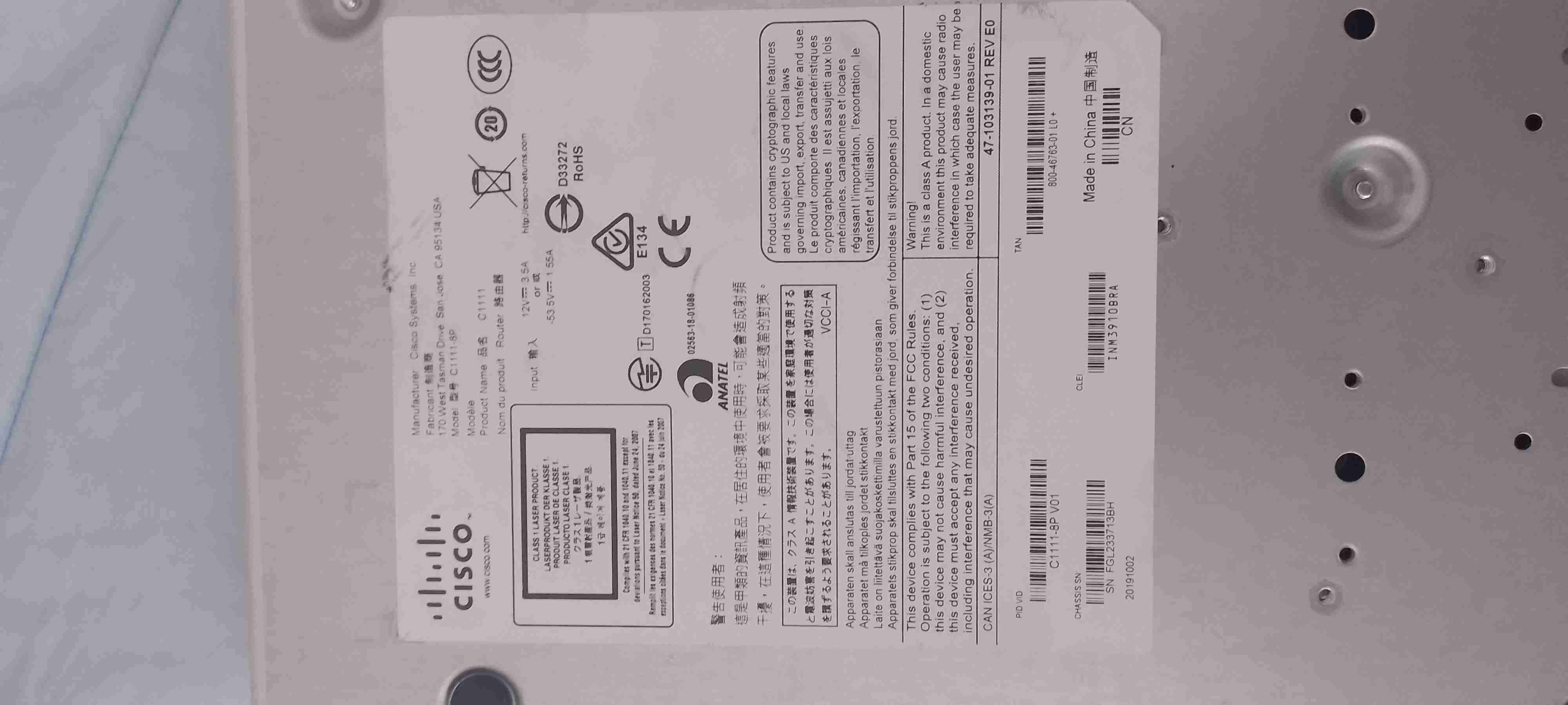 Router Cisco ISR 1100 - miniatura 2