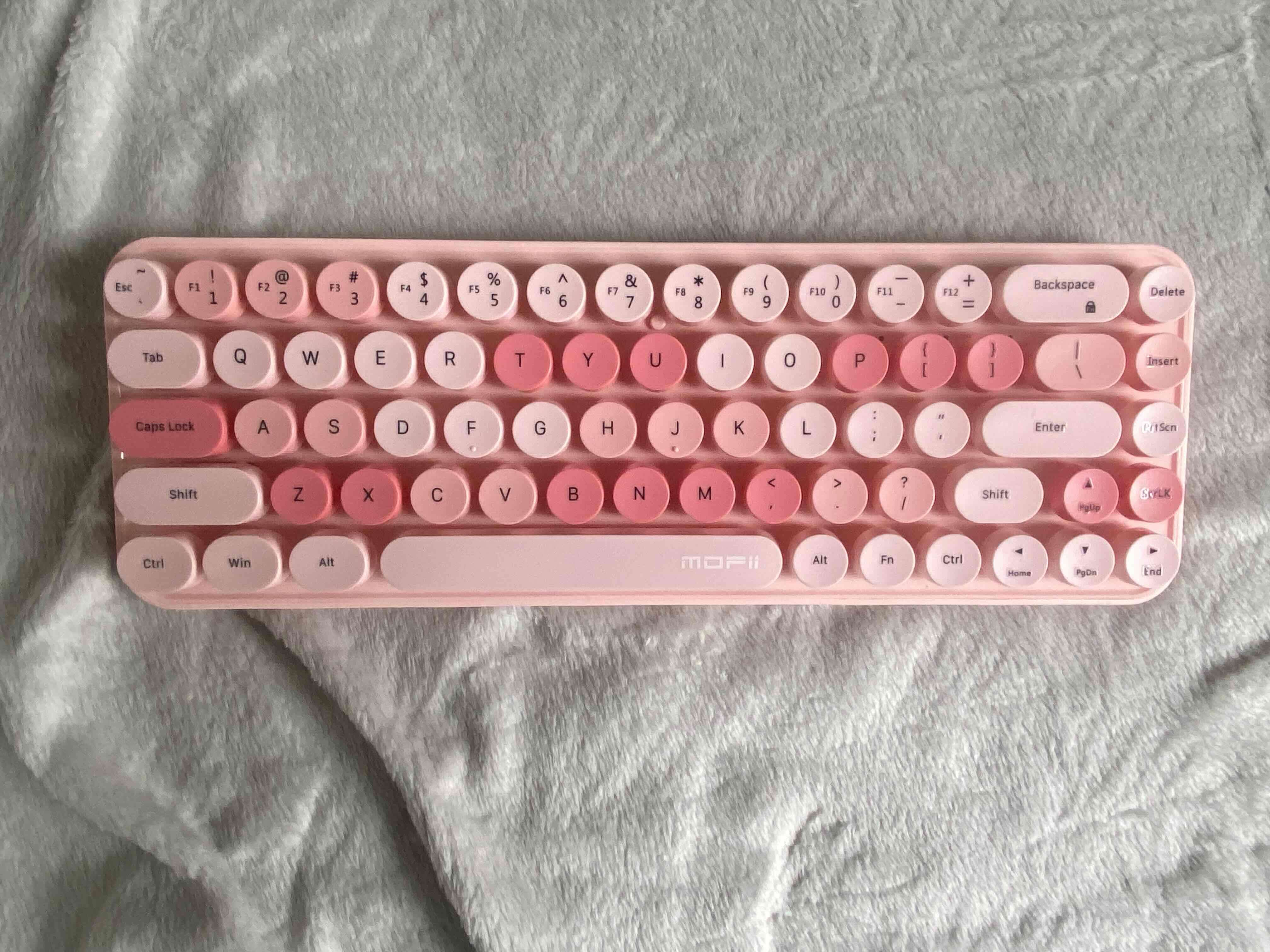 Teclado inalámbrico rosa Mofii - miniatura 3