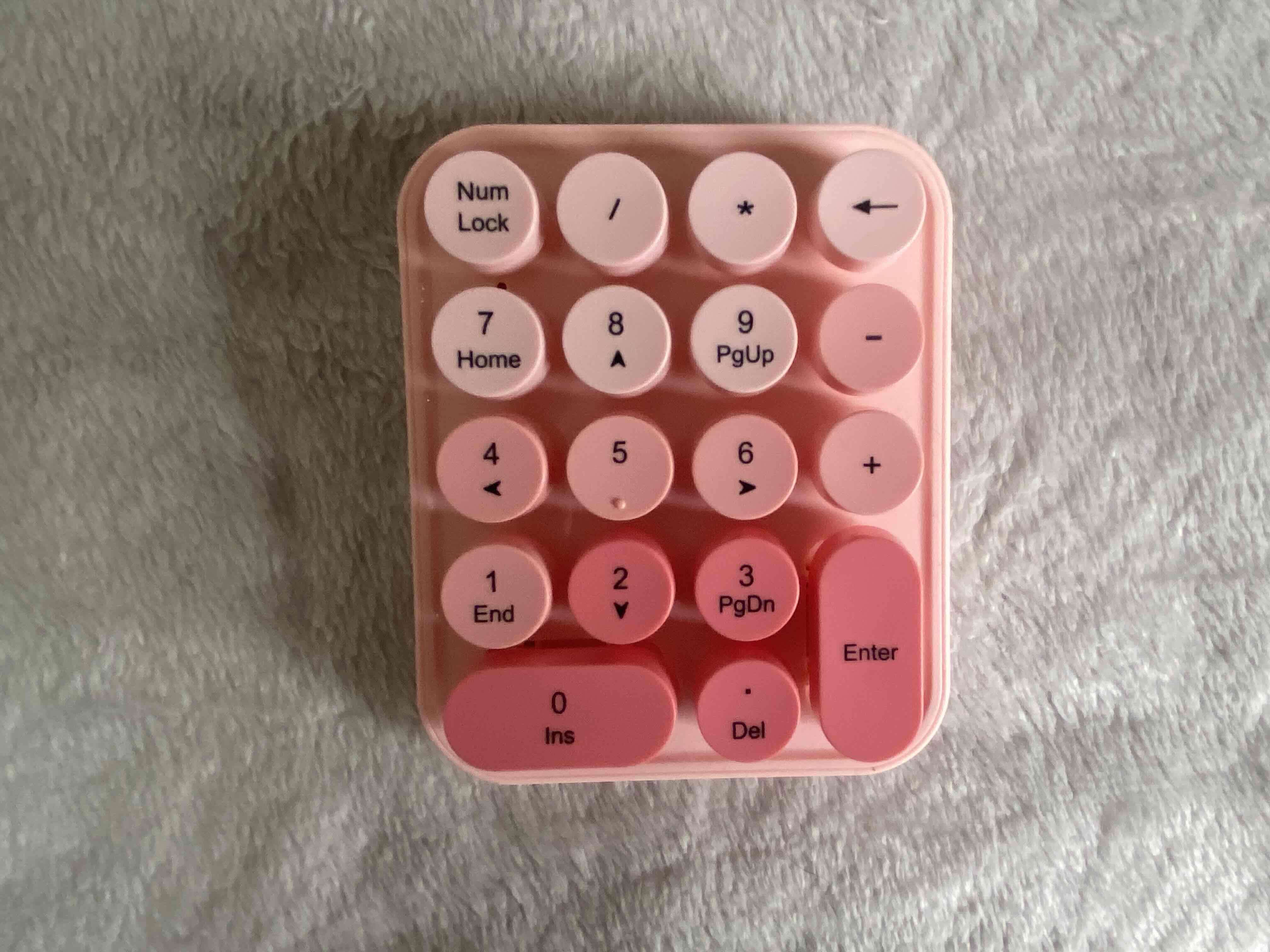 Teclado inalámbrico rosa Mofii - miniatura 5