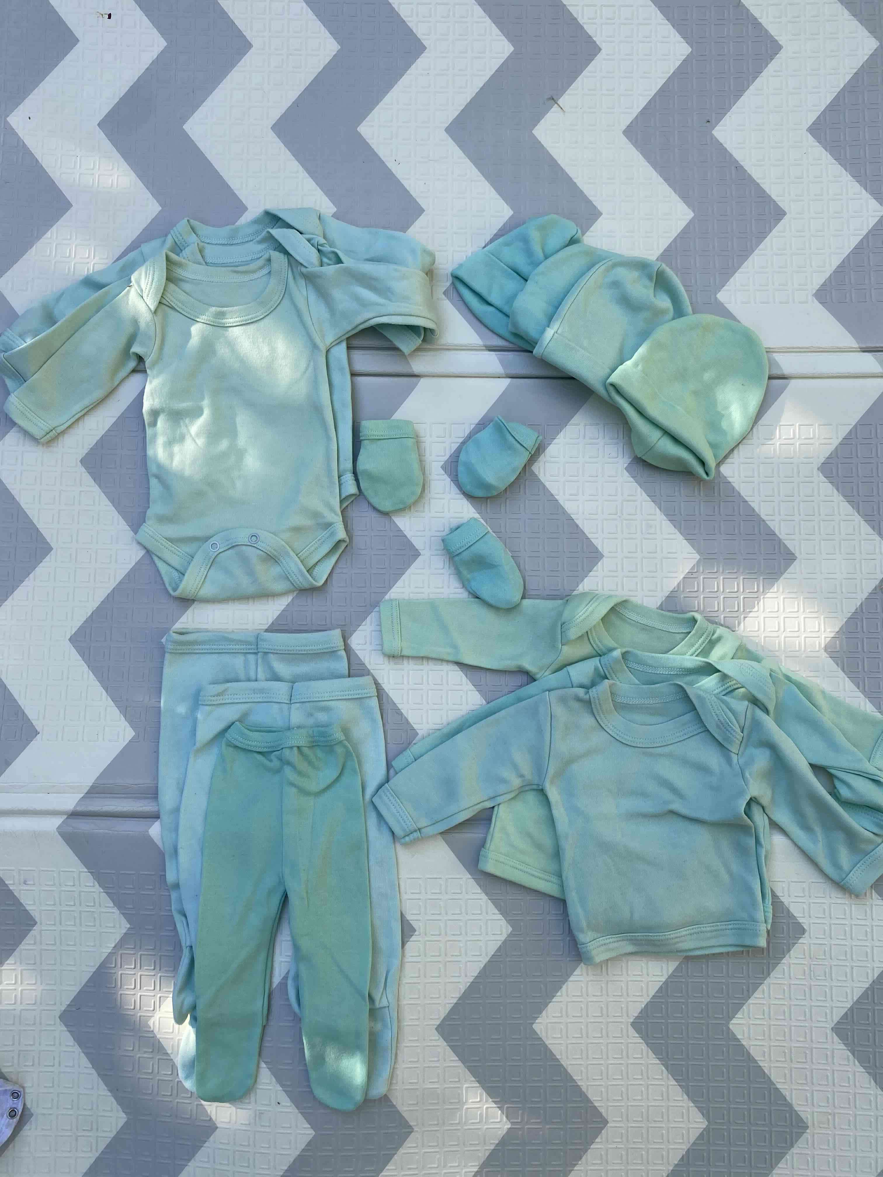 Set ropa bebé verde agua - 3