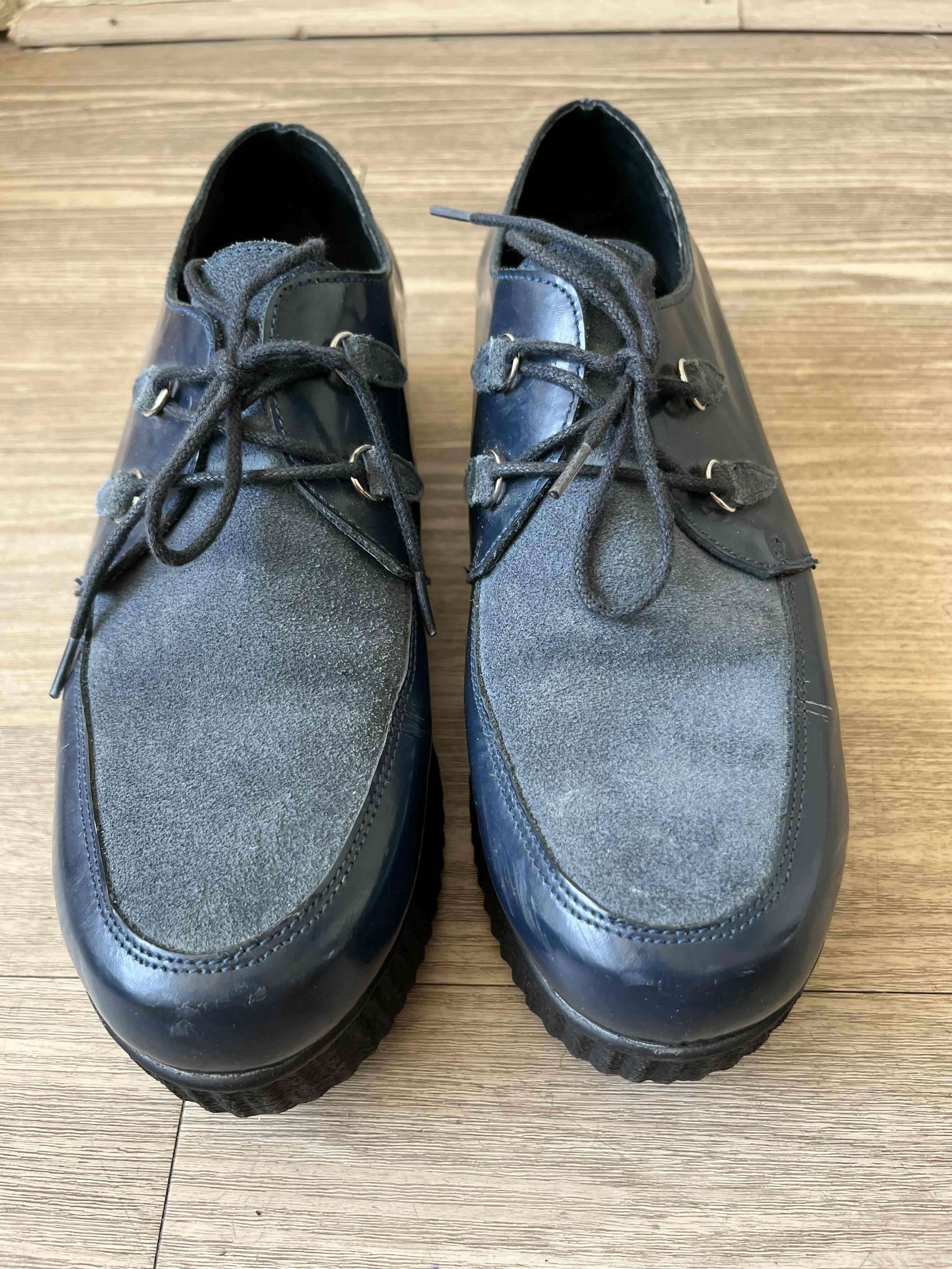 Zapatillas de gamuza azules - miniatura 2