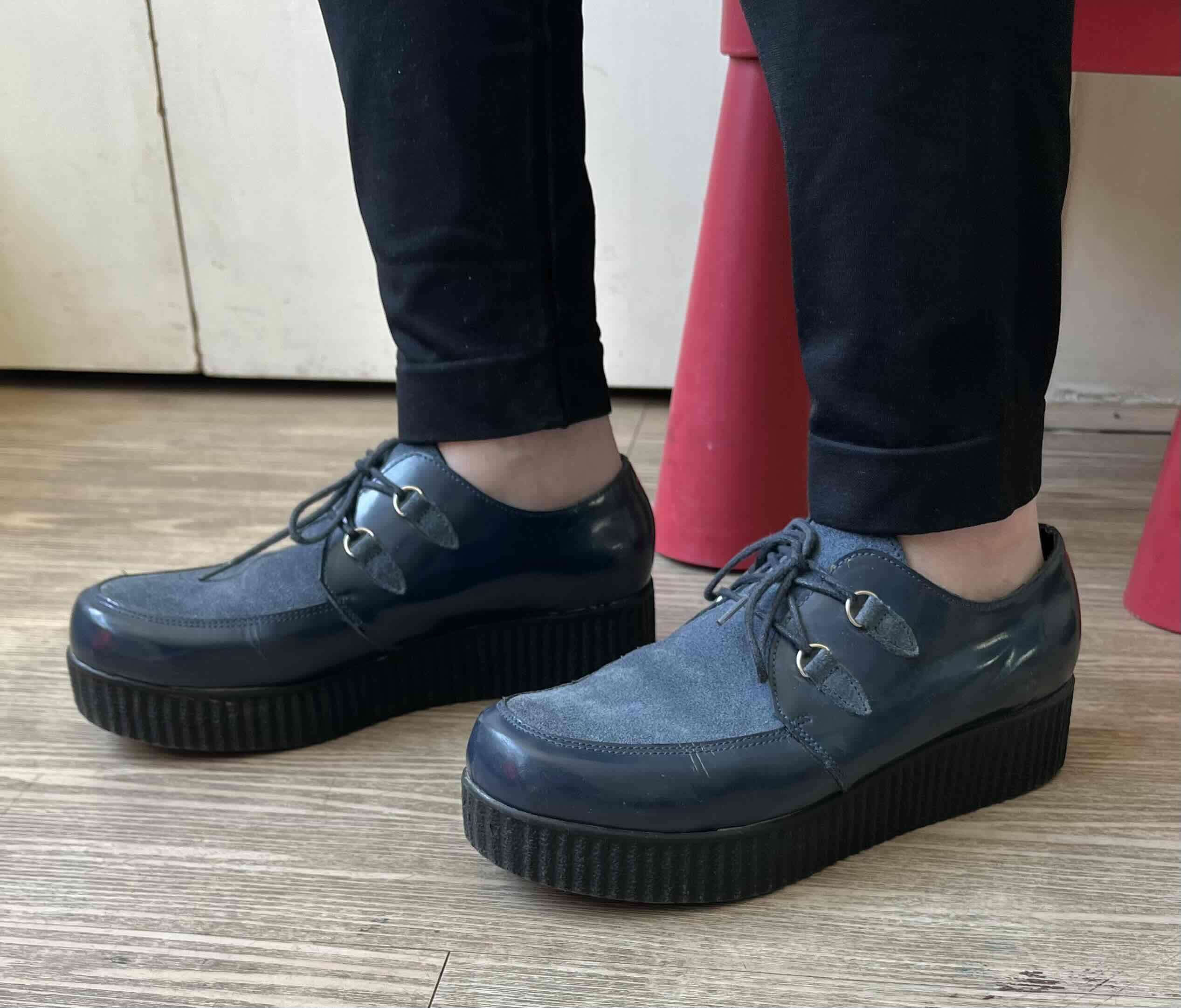 Zapatillas de gamuza azules - miniatura 5