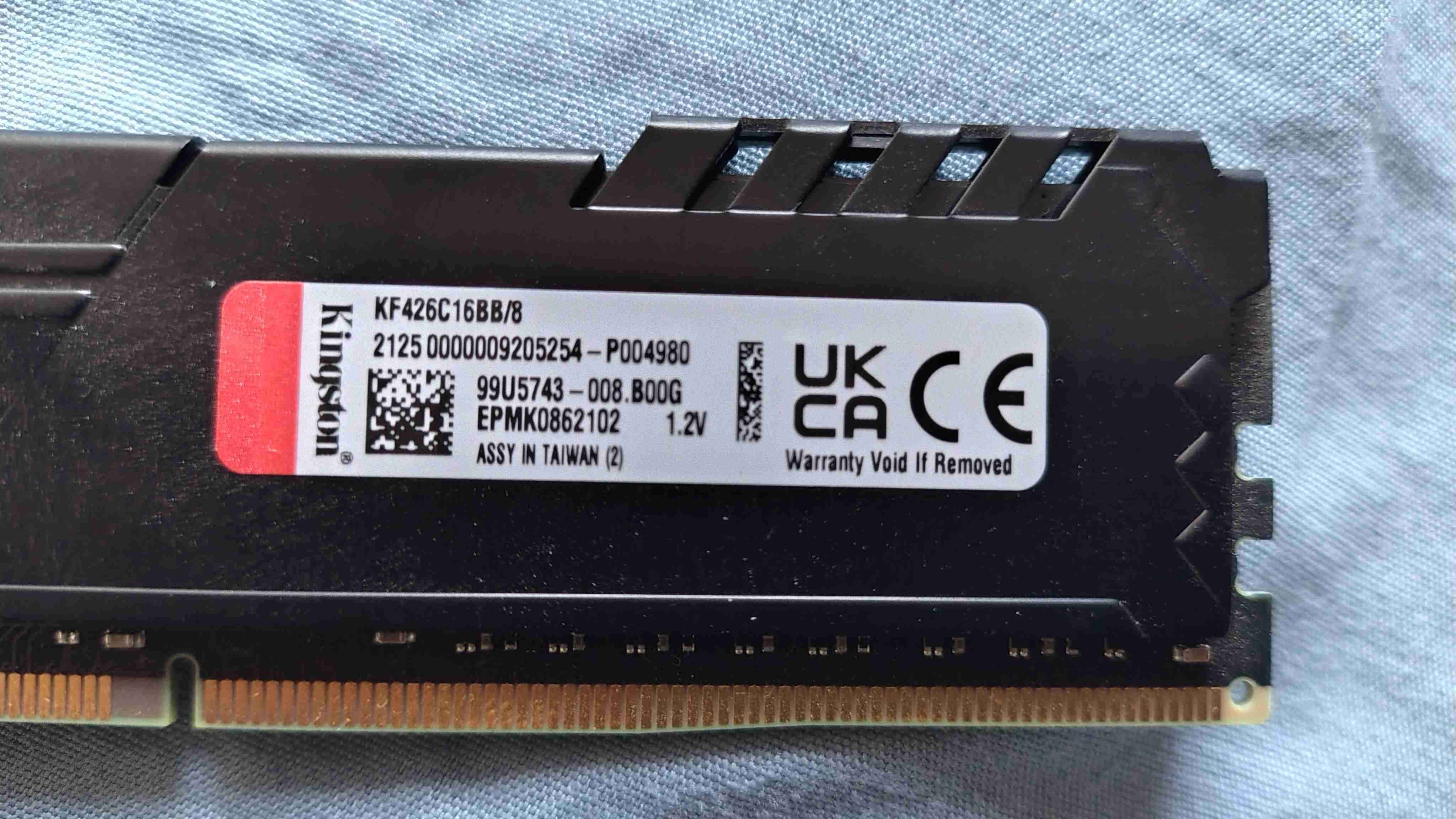 Memoria RAM DDR4 Fury Beast - miniatura 3