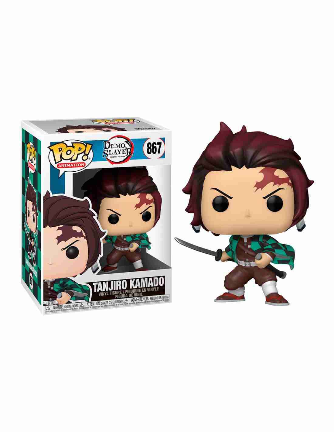 Figura Funko Pop Zenitsu, Muzan, Tanjiro. - miniatura 3
