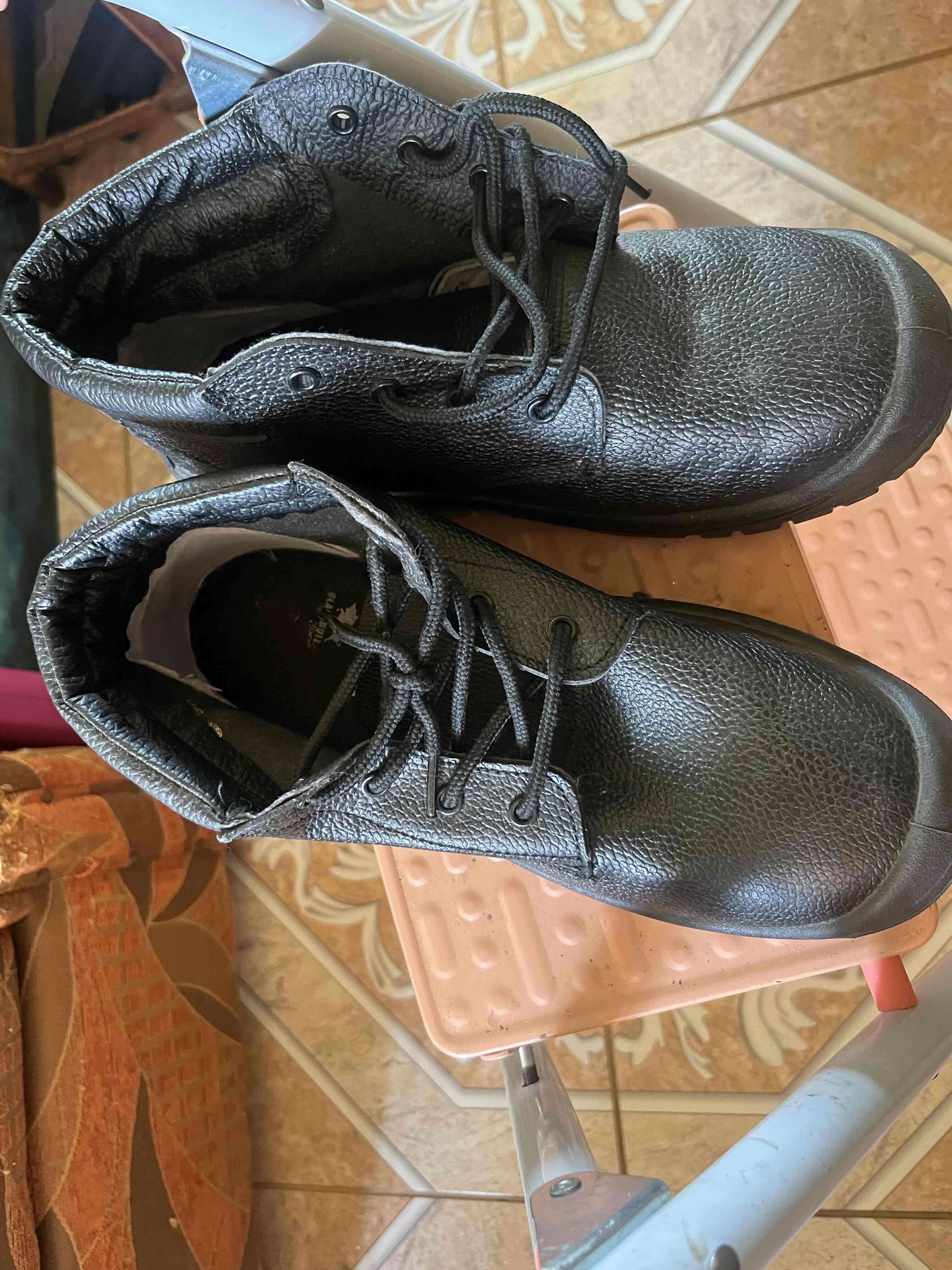 Bototos negros de cuero sintético - miniatura 6