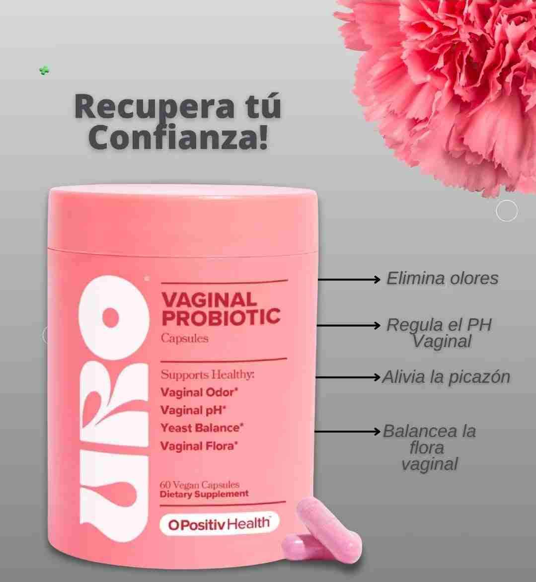 Probiótico vaginal URO 60 cápsulas
