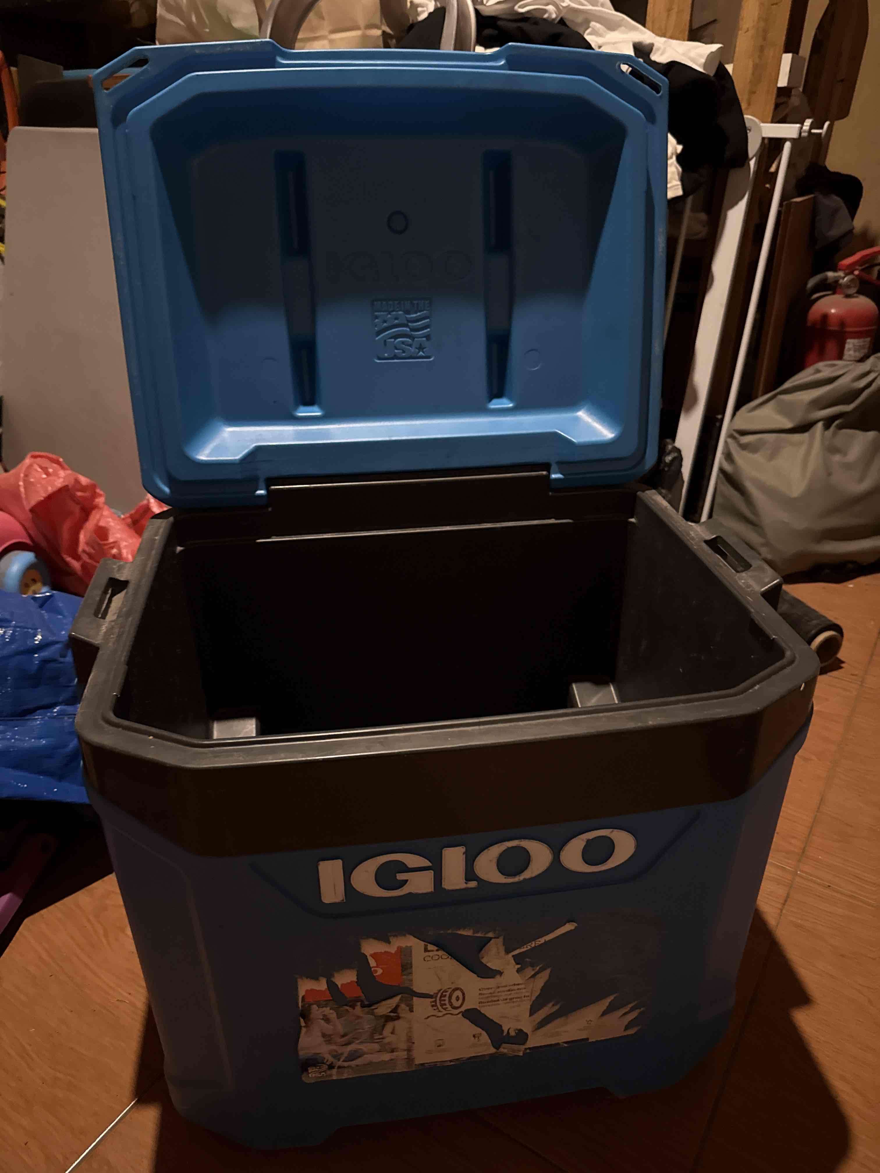 Cooler Igloo azul grande