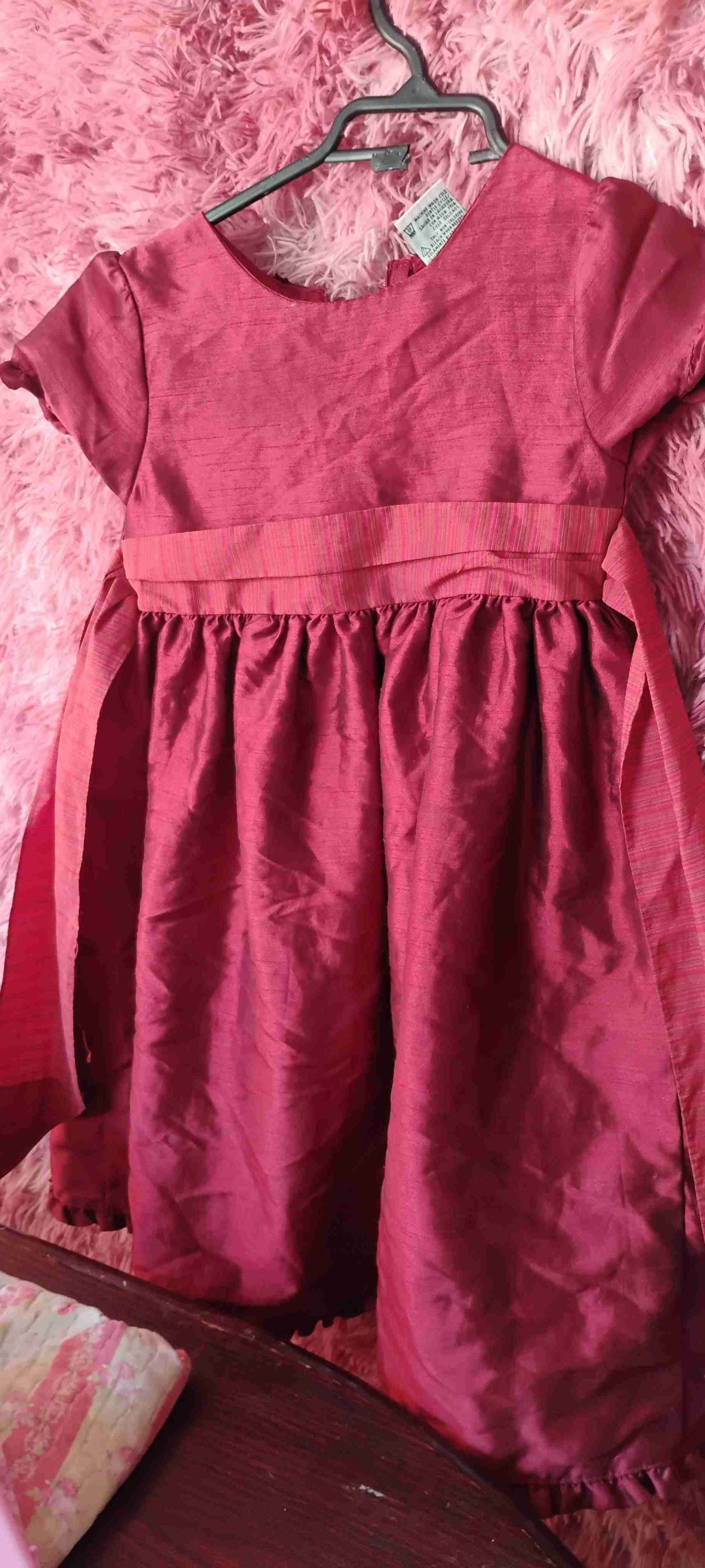 Vestido de niña rojo elegante - 3