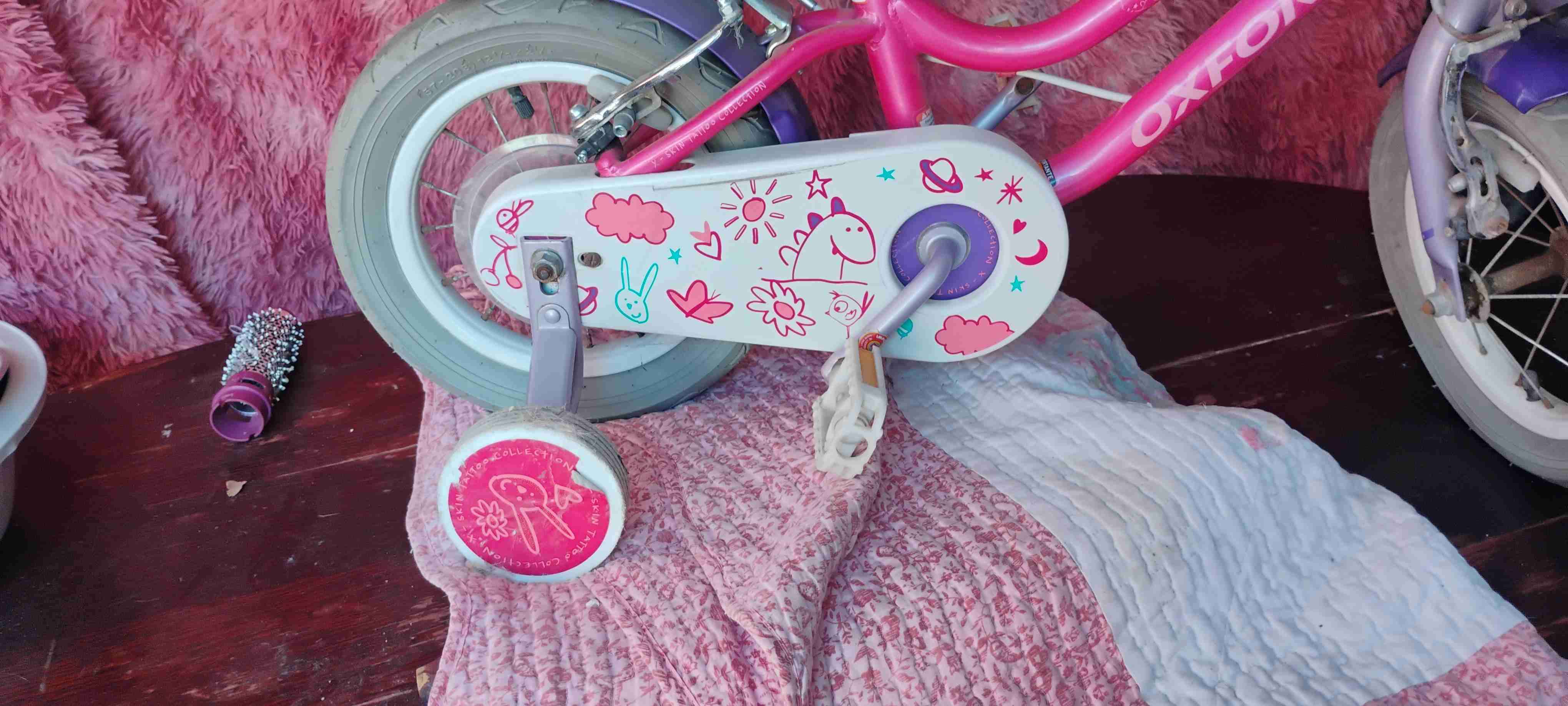 Bicicleta infantil rosada Oxford - miniatura 3