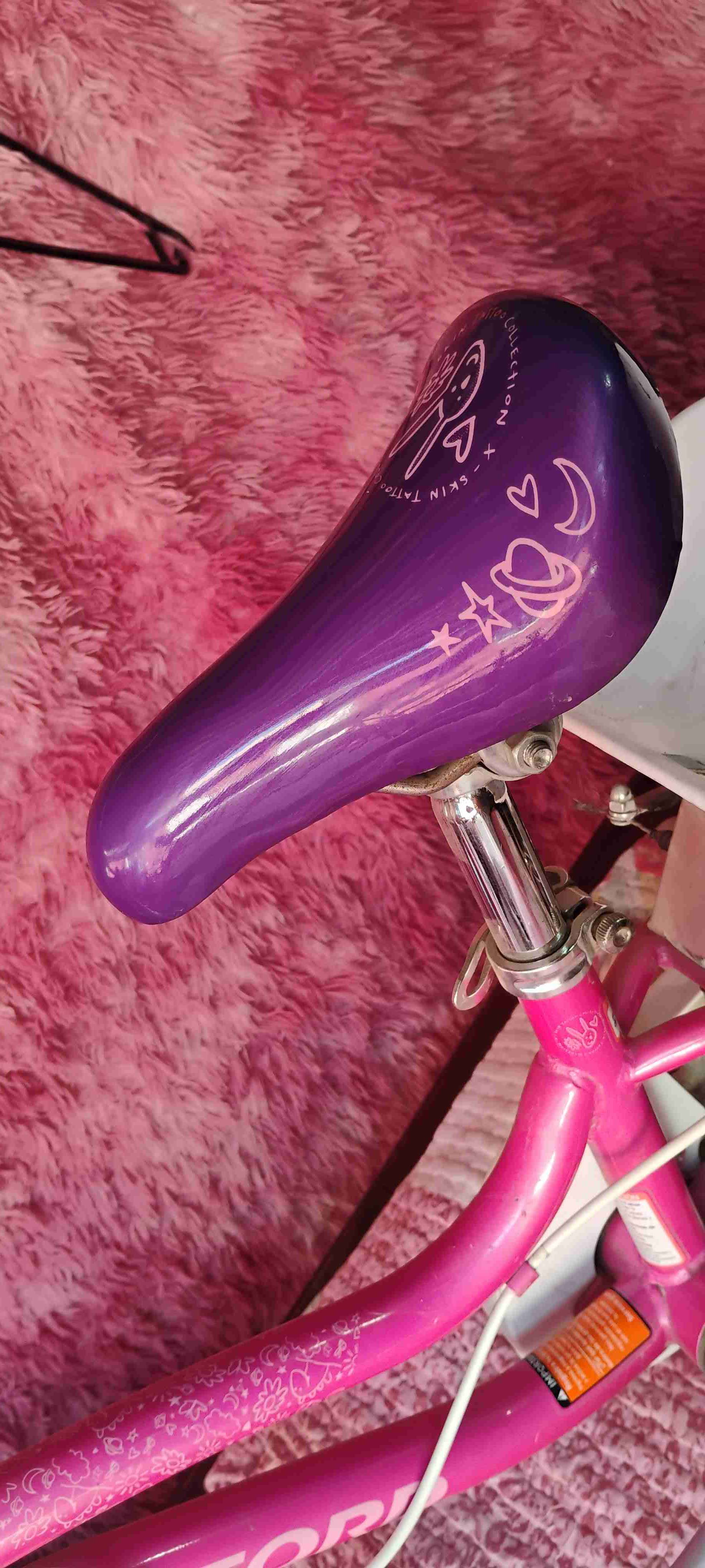 Bicicleta infantil rosada Oxford - miniatura 4