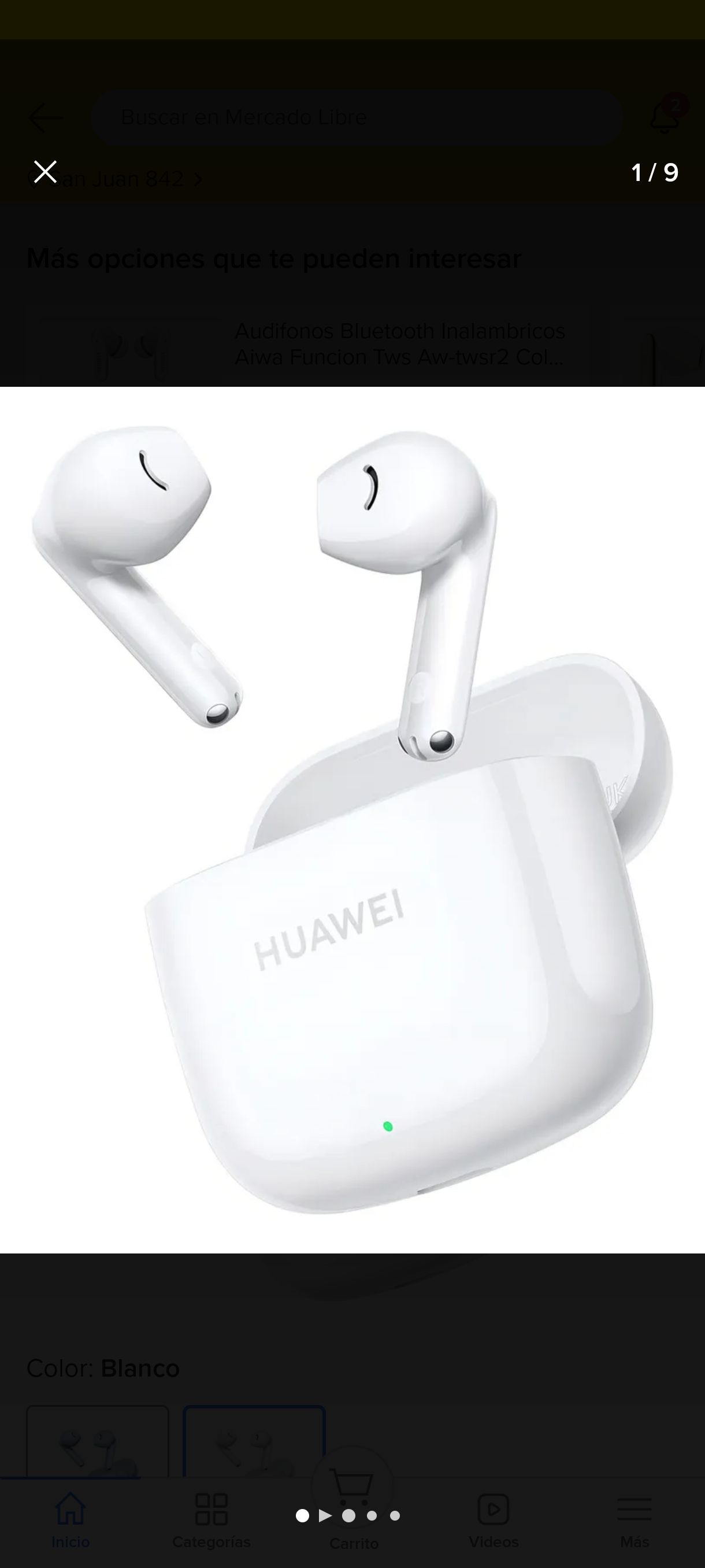 Huawei FreeBuds SE 2 blancos - miniatura 4