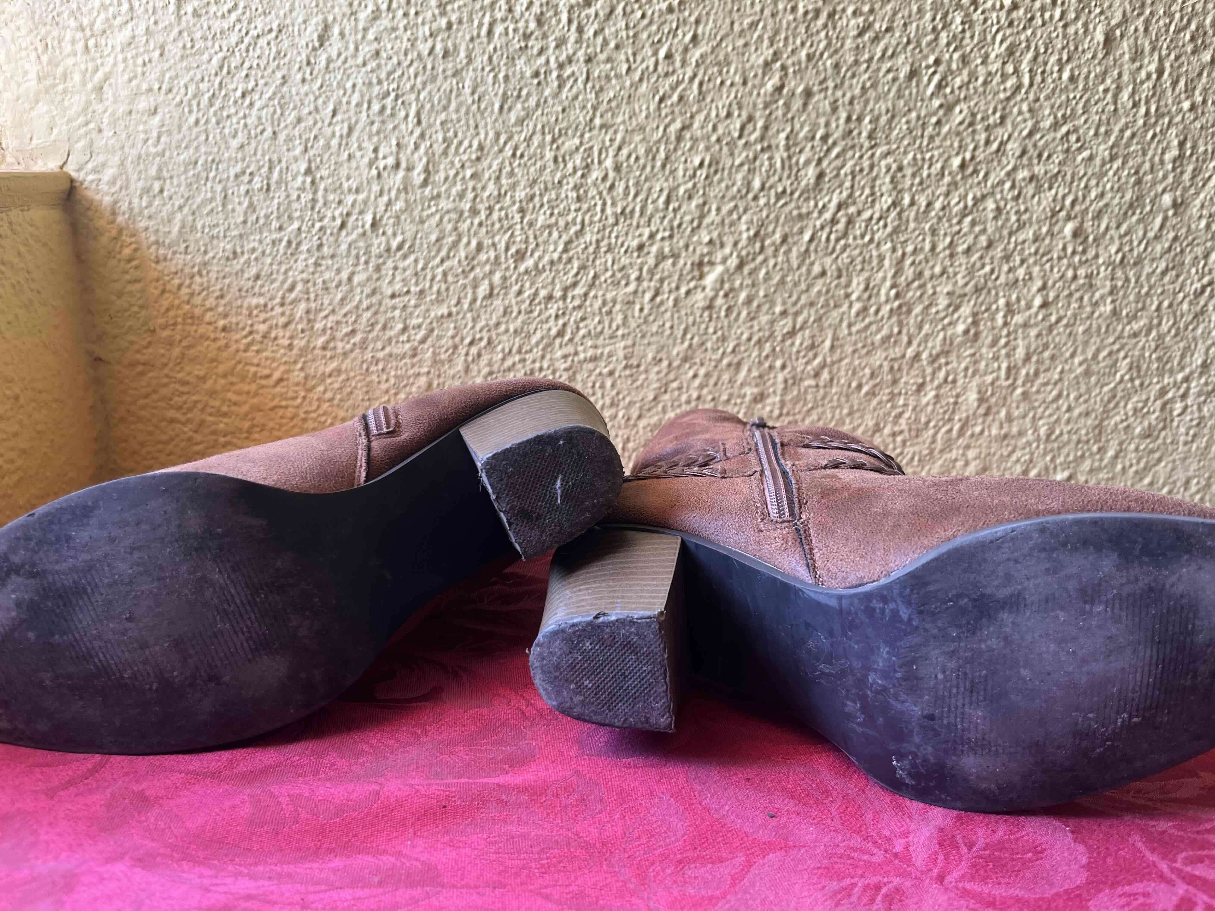 Botines de cuero marrón - miniatura 2