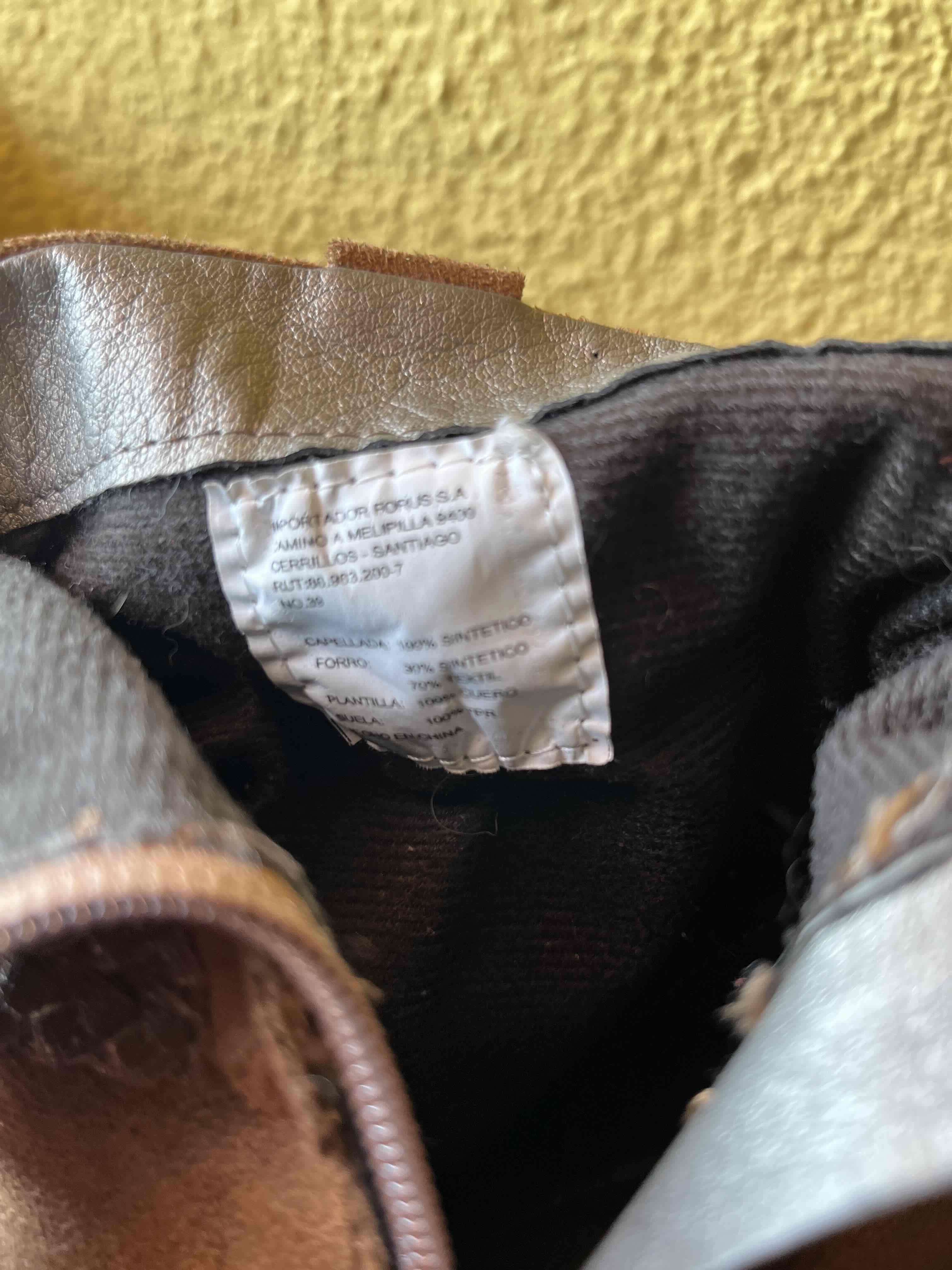 Botines de cuero marrón - miniatura 5