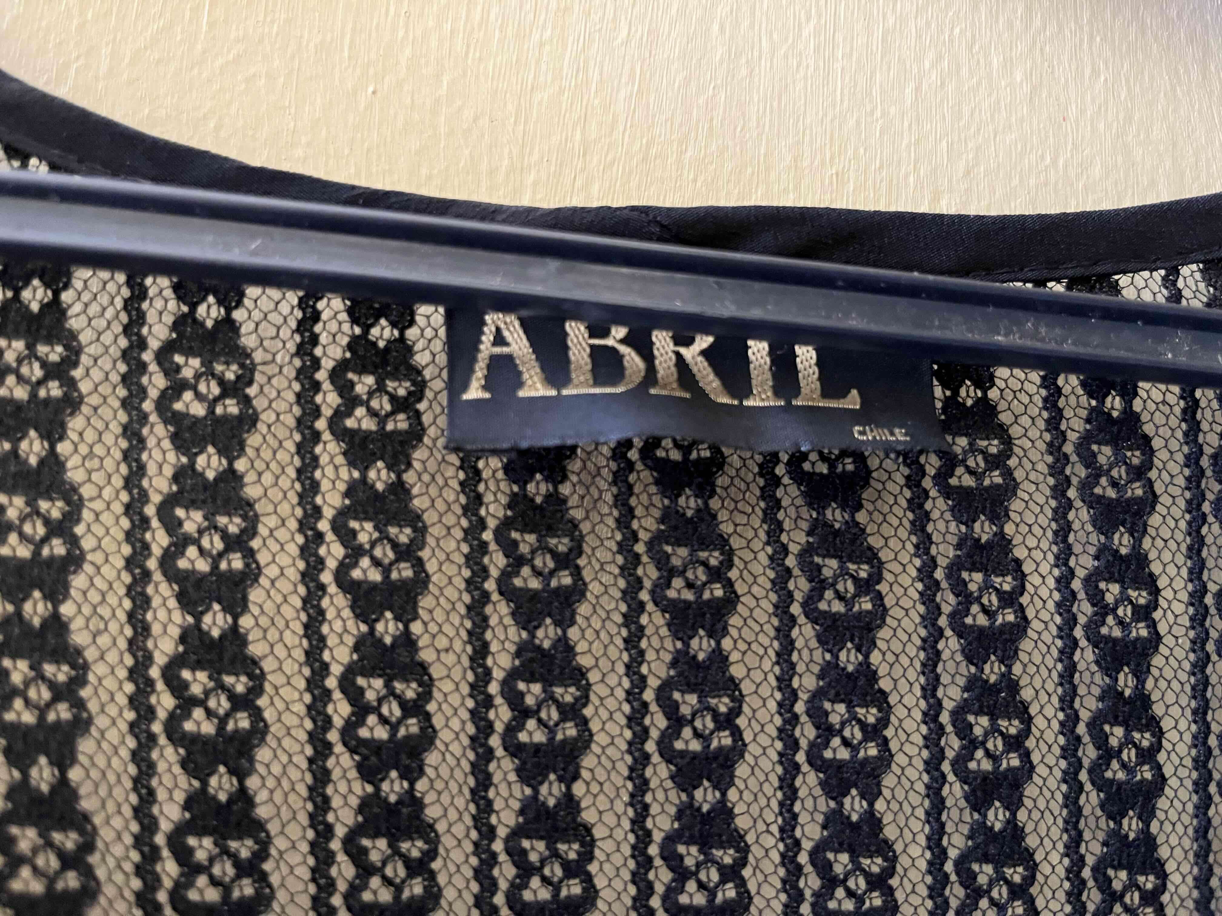 Kimono bohemio de encaje negro - miniatura 4