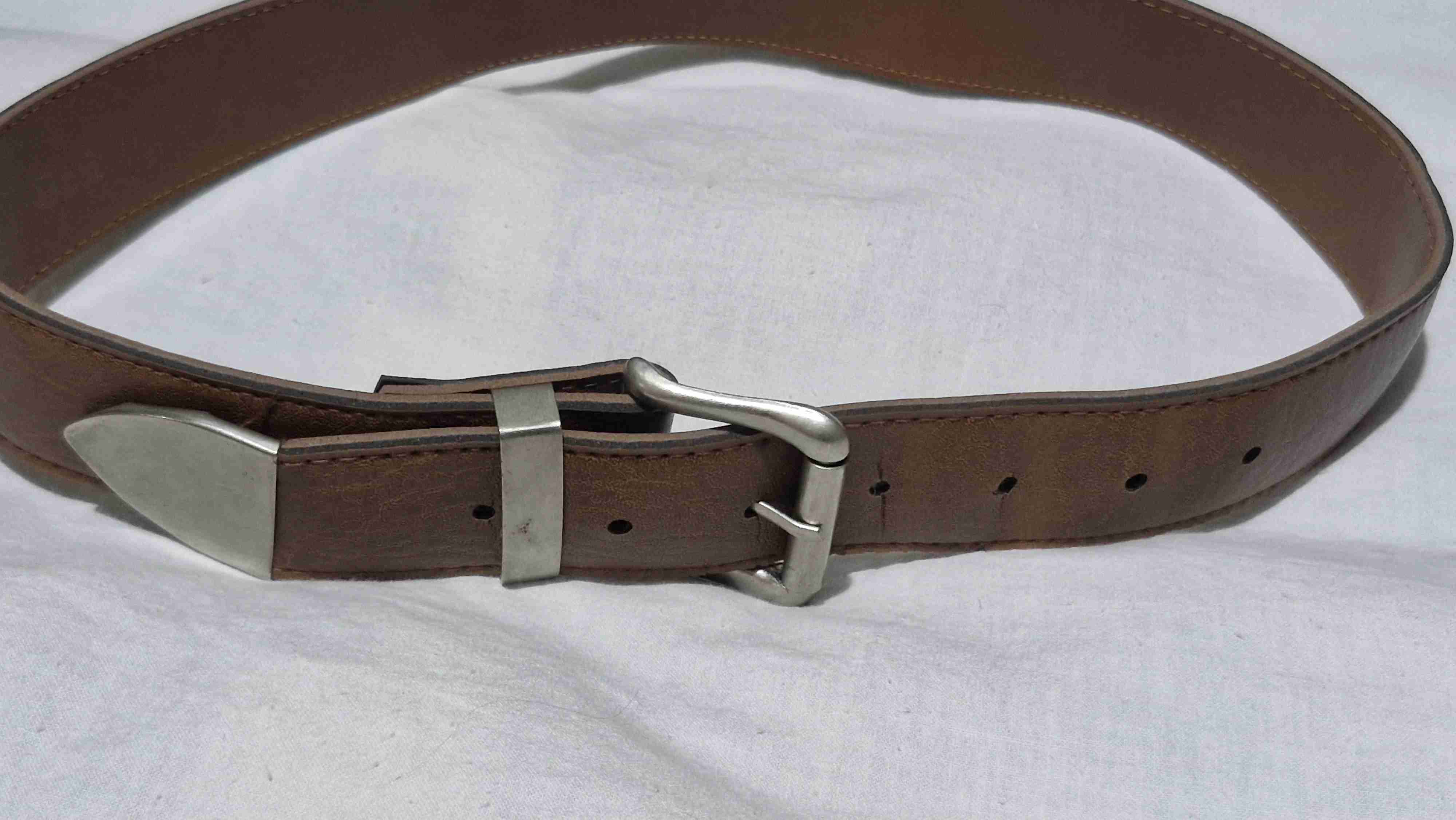 Cinturón de cuero marrón - miniatura 4