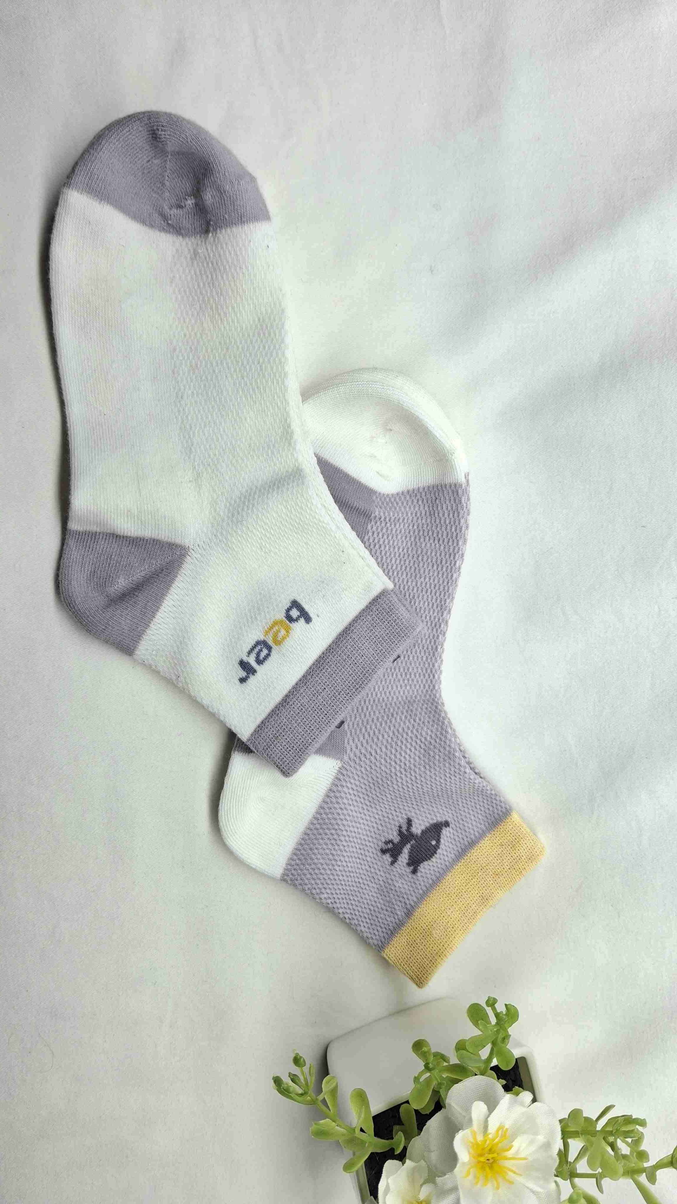 Calcetín corto con rayas y lunares - 3