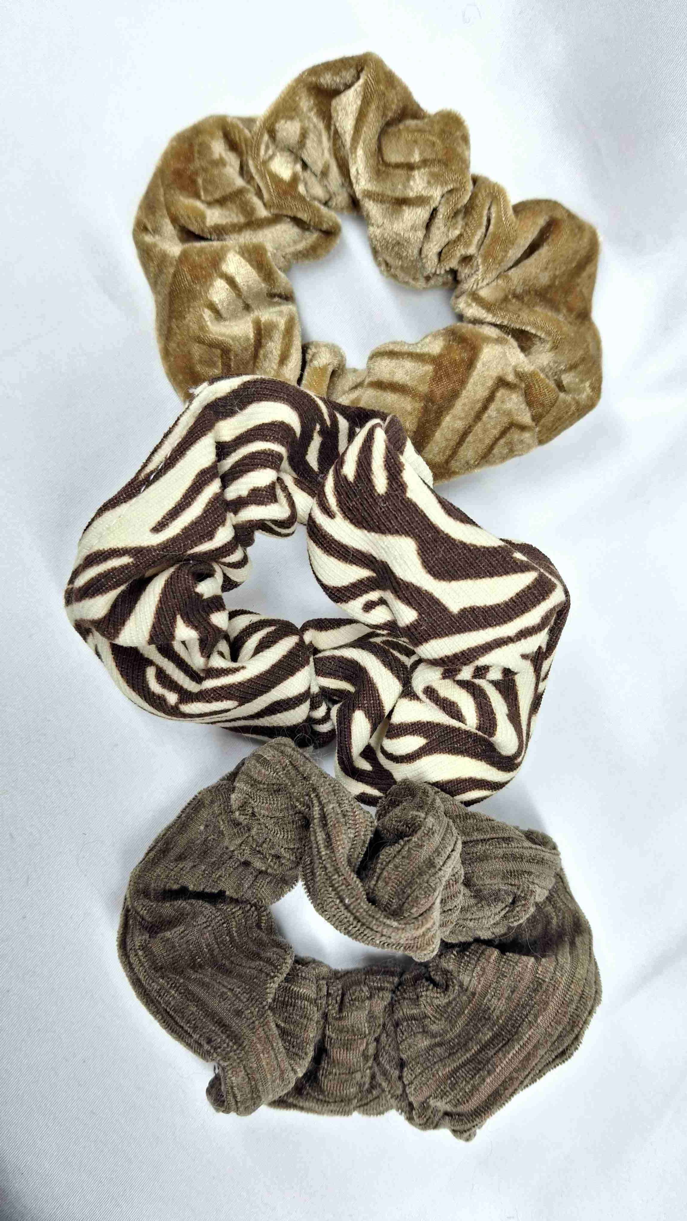 Set de Colet o Scrunchies de tela