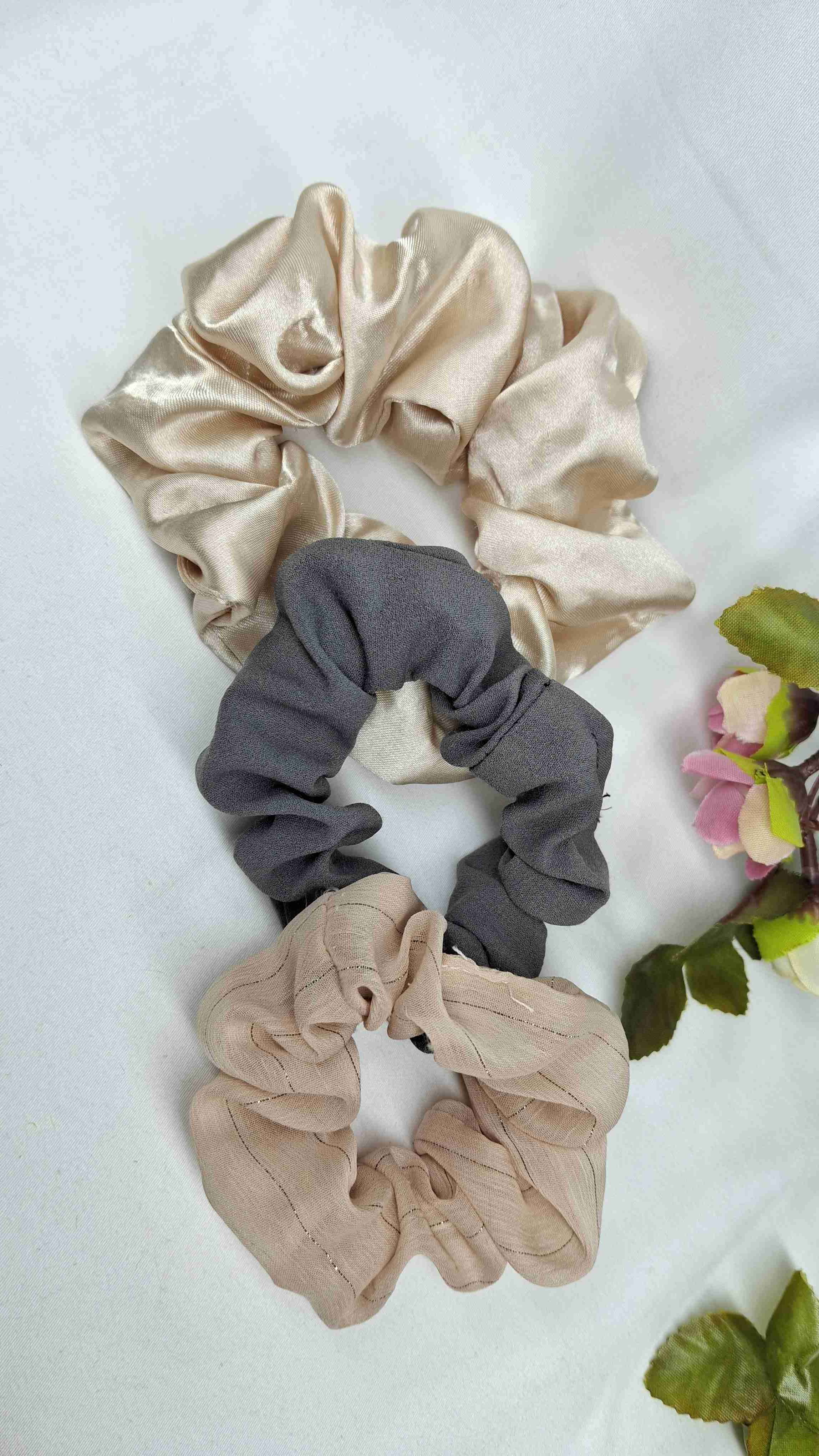 Set de Colet o Scrunchies de tela - miniatura 3