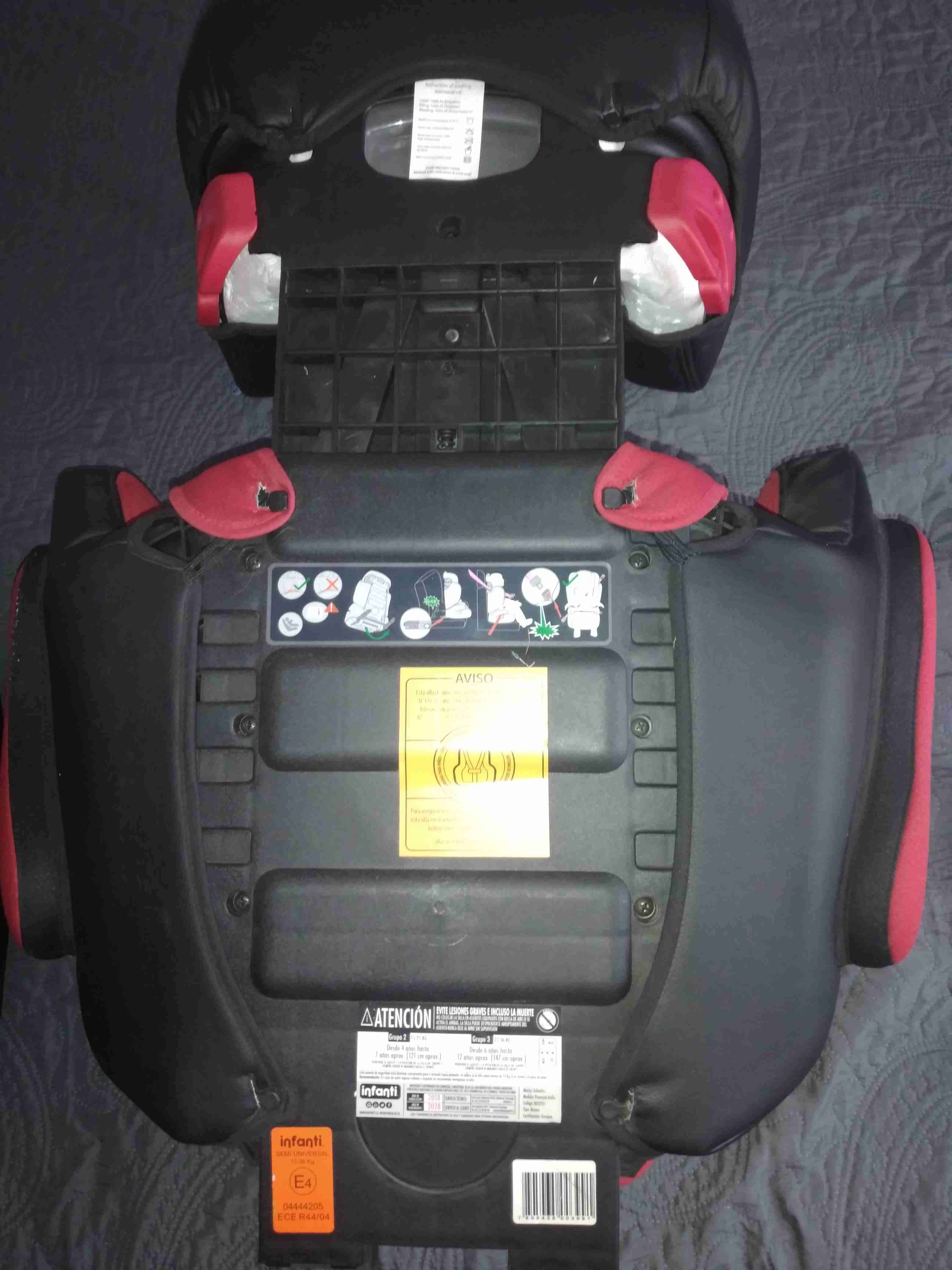 Silla de auto Infanti roja - miniatura 4