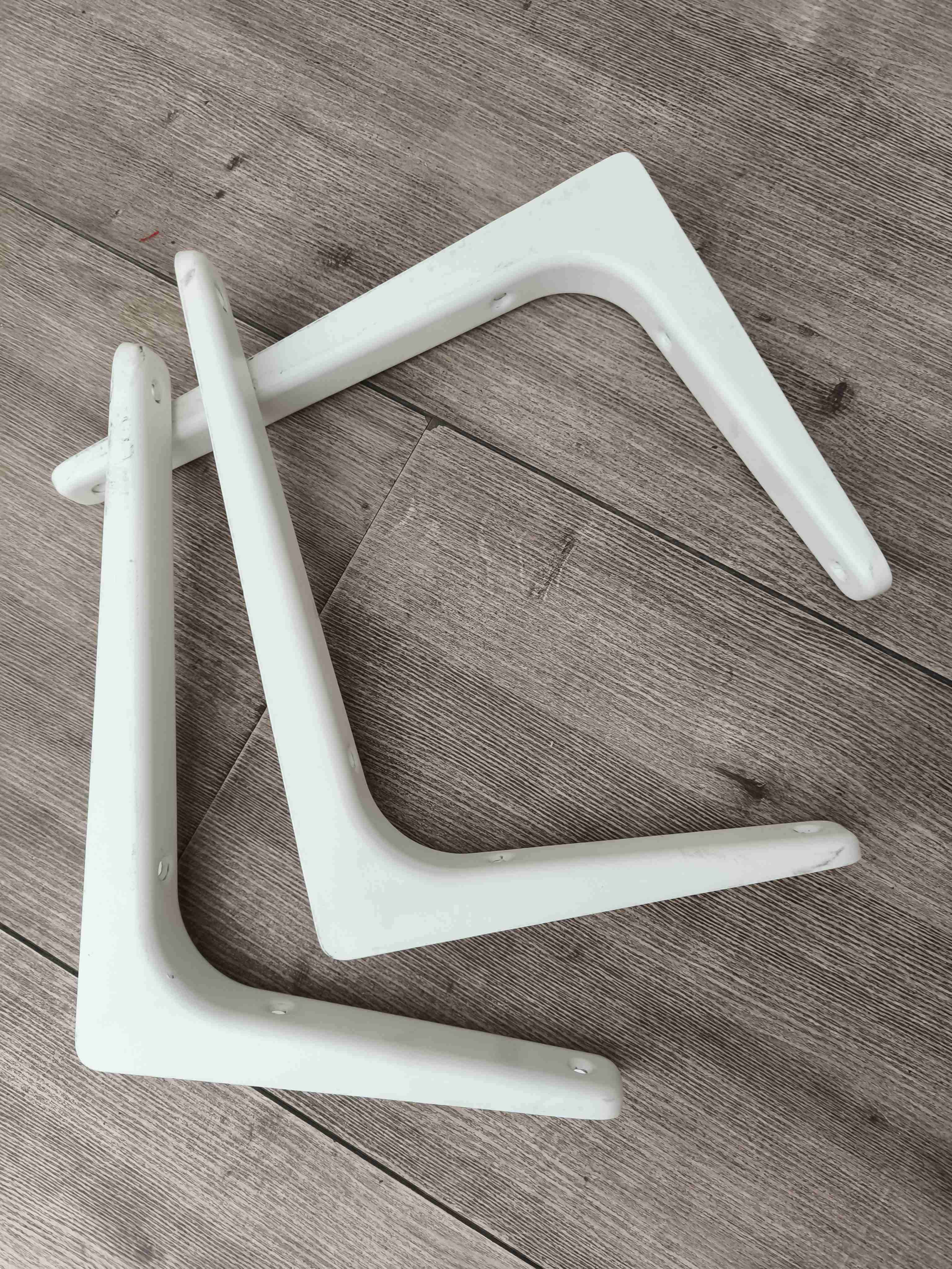 Set de 3 L para repisa, metálicas. - miniatura 2