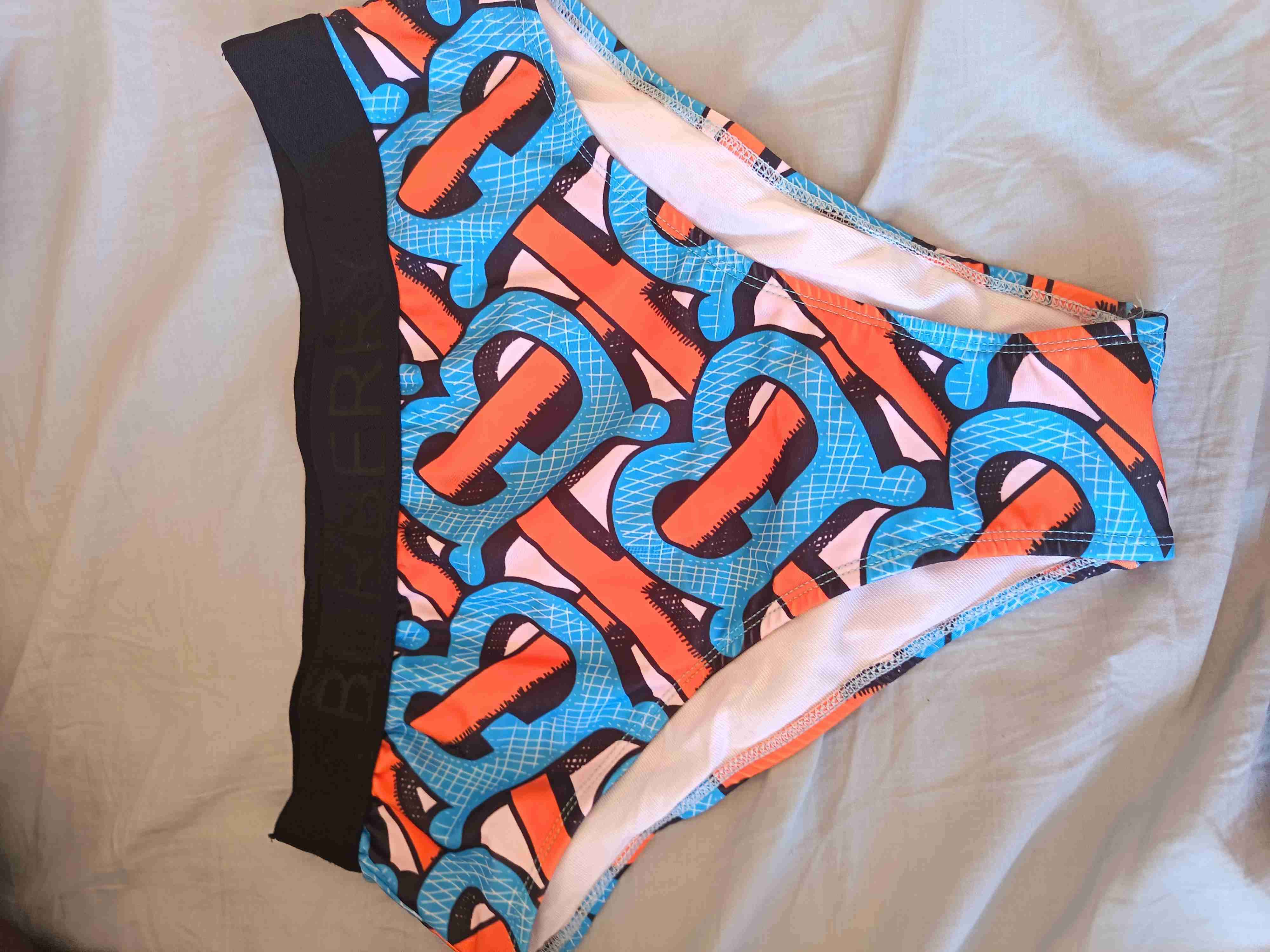 Traje de baño burberry estampado colorido