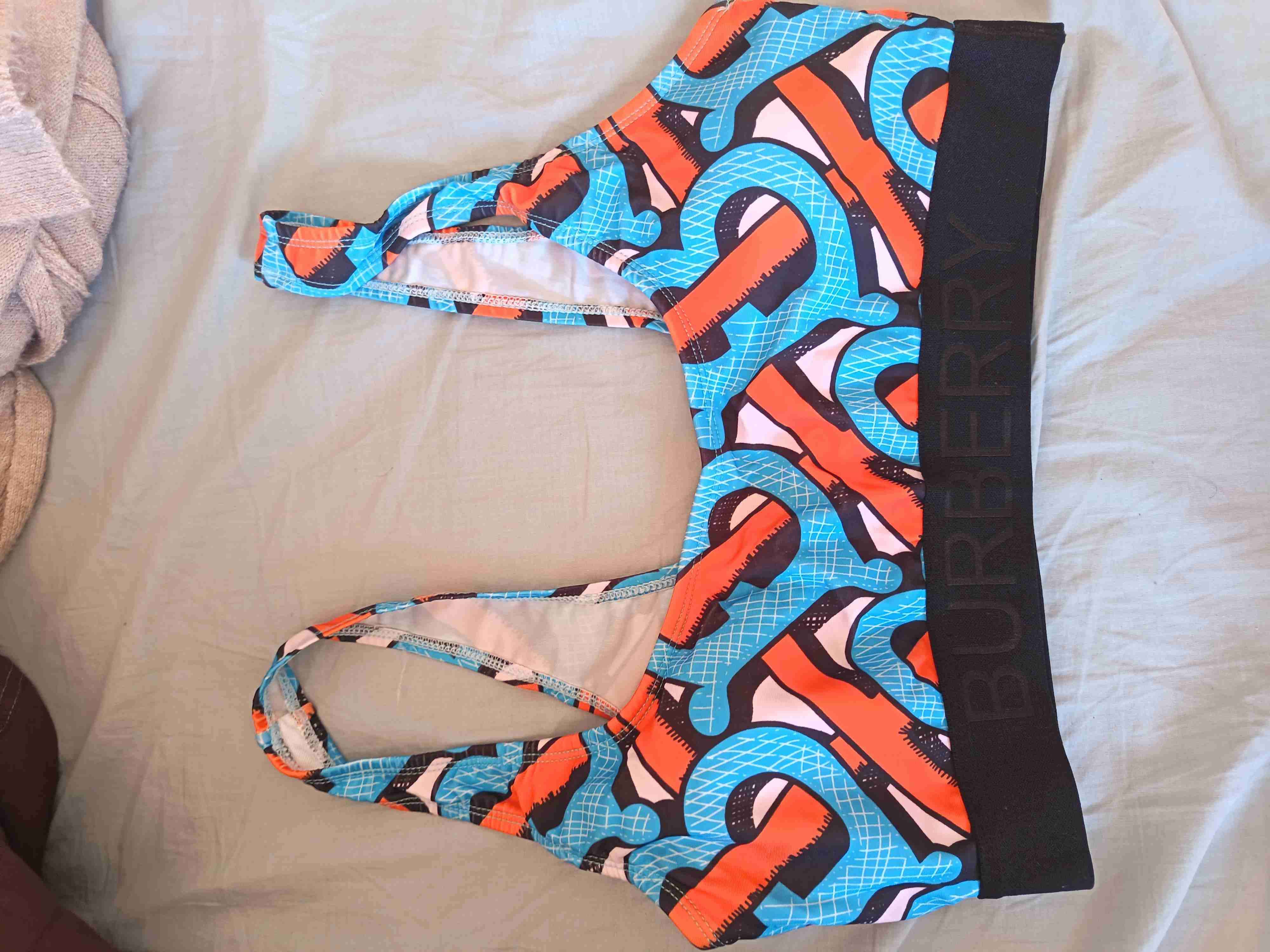 Traje de baño burberry estampado colorido - miniatura 4