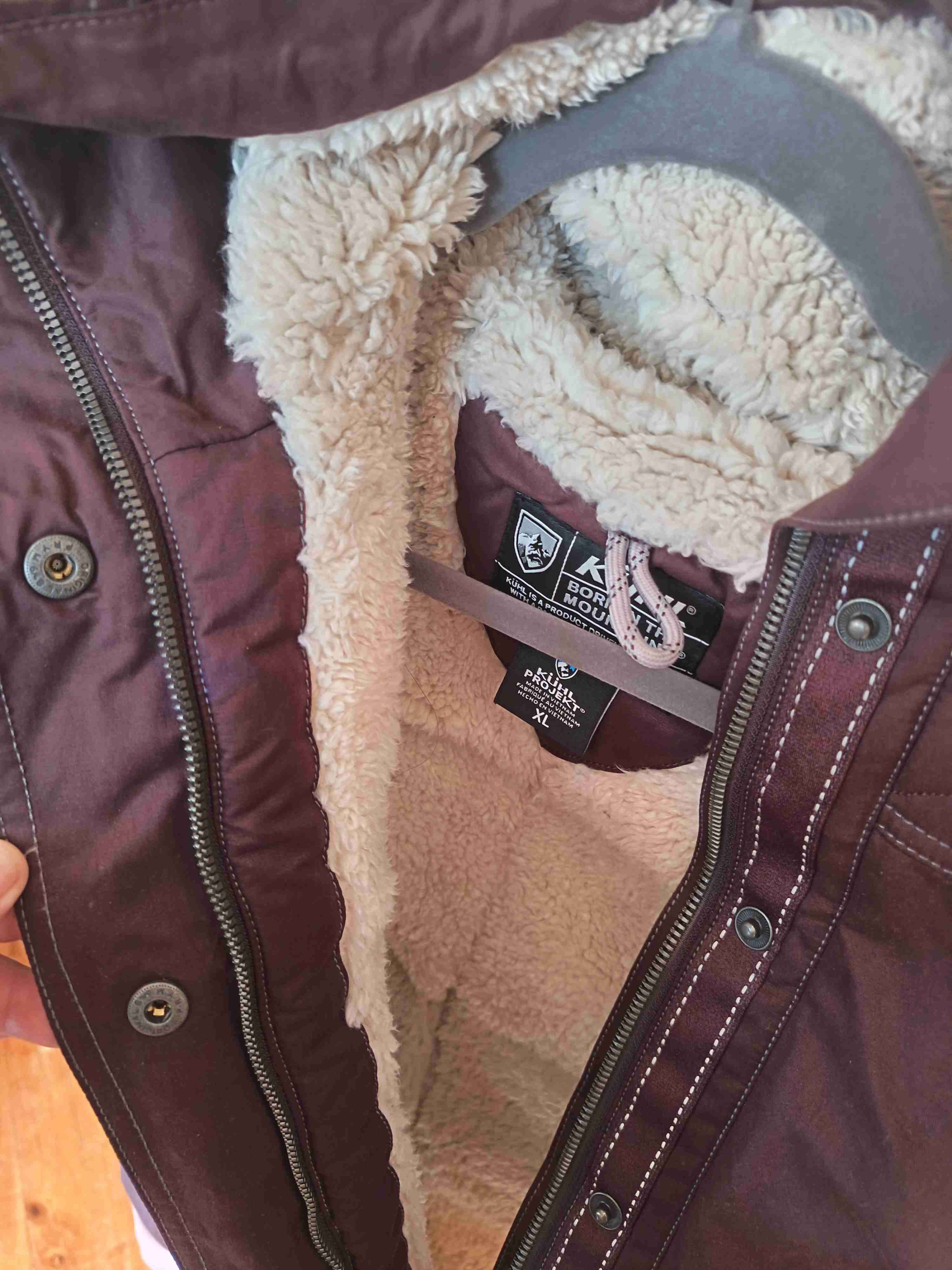 Chaqueta Kühl original marrón con capucha - miniatura 2