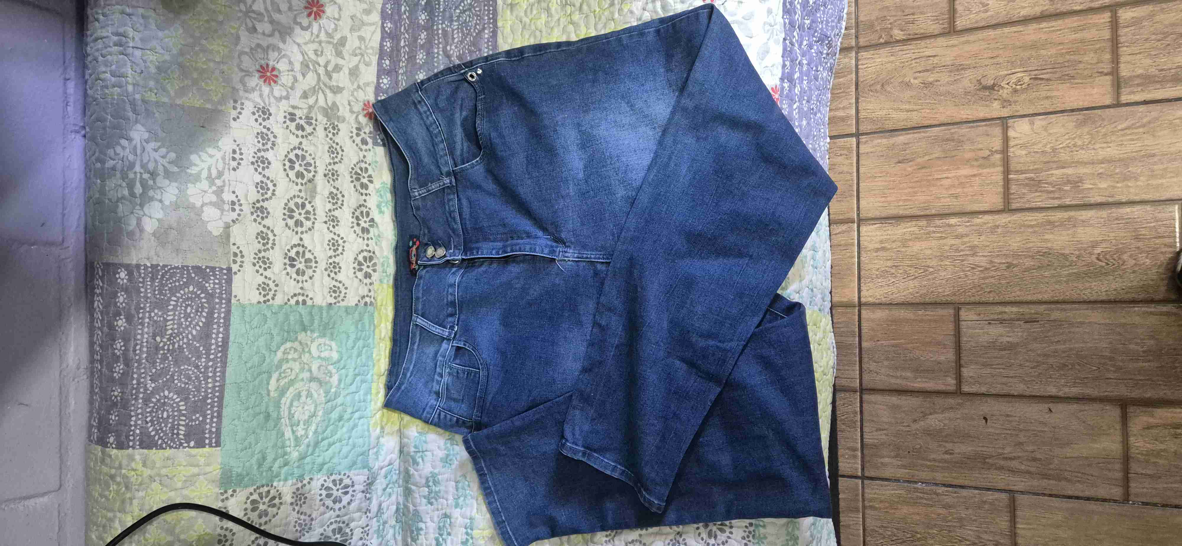 Jeans azul mezclilla usados