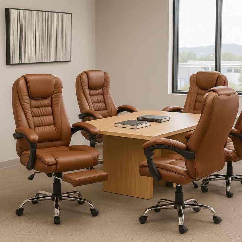 Silla de oficina ergonómica negra - miniatura 4