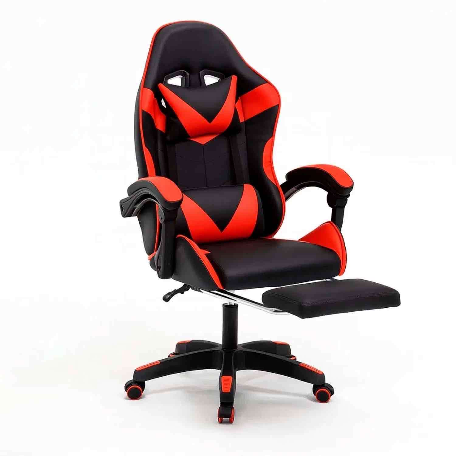 Silla gamer negra con rojo Marca ticket